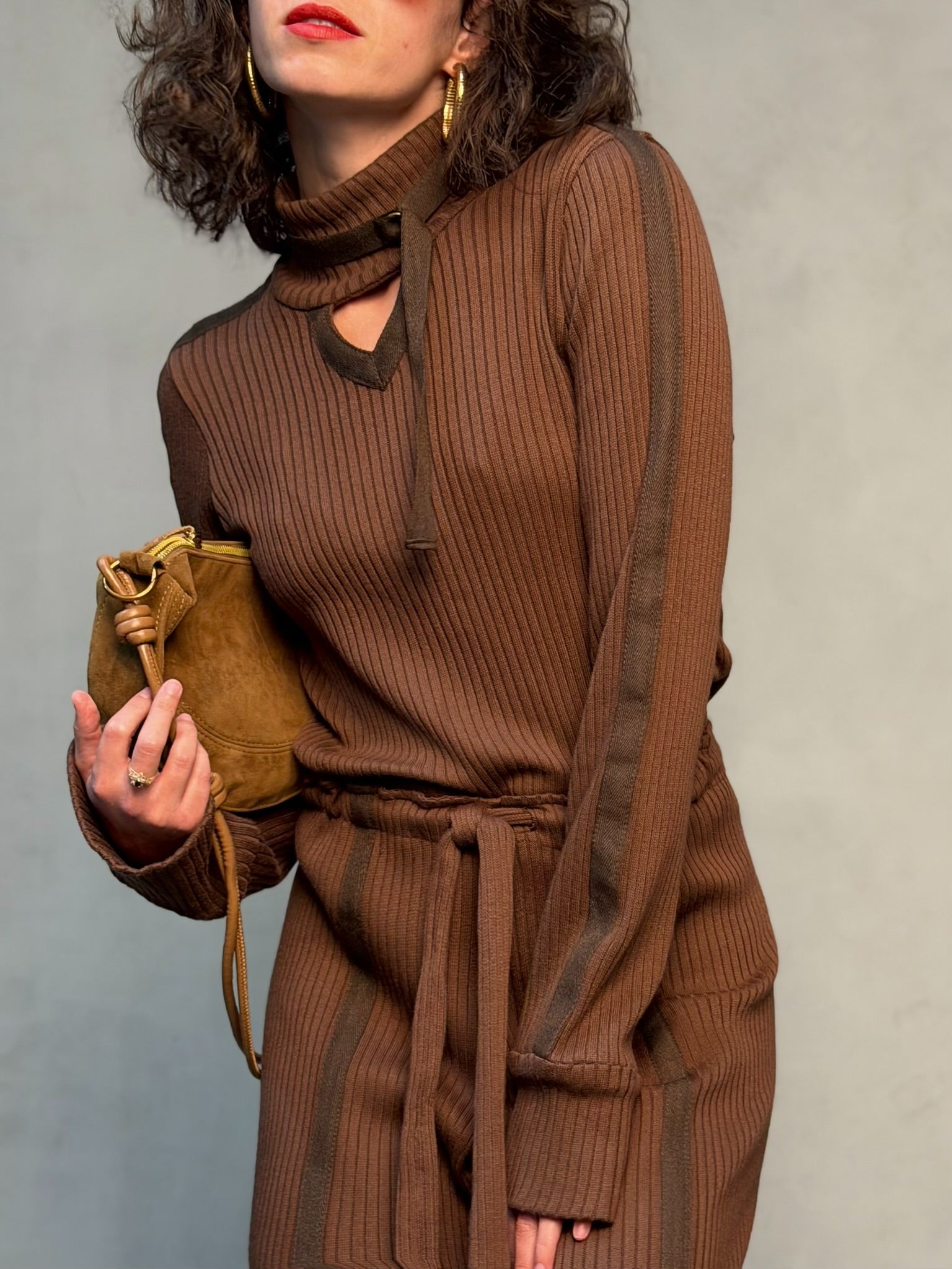 גולף קלואי חום שוקולד