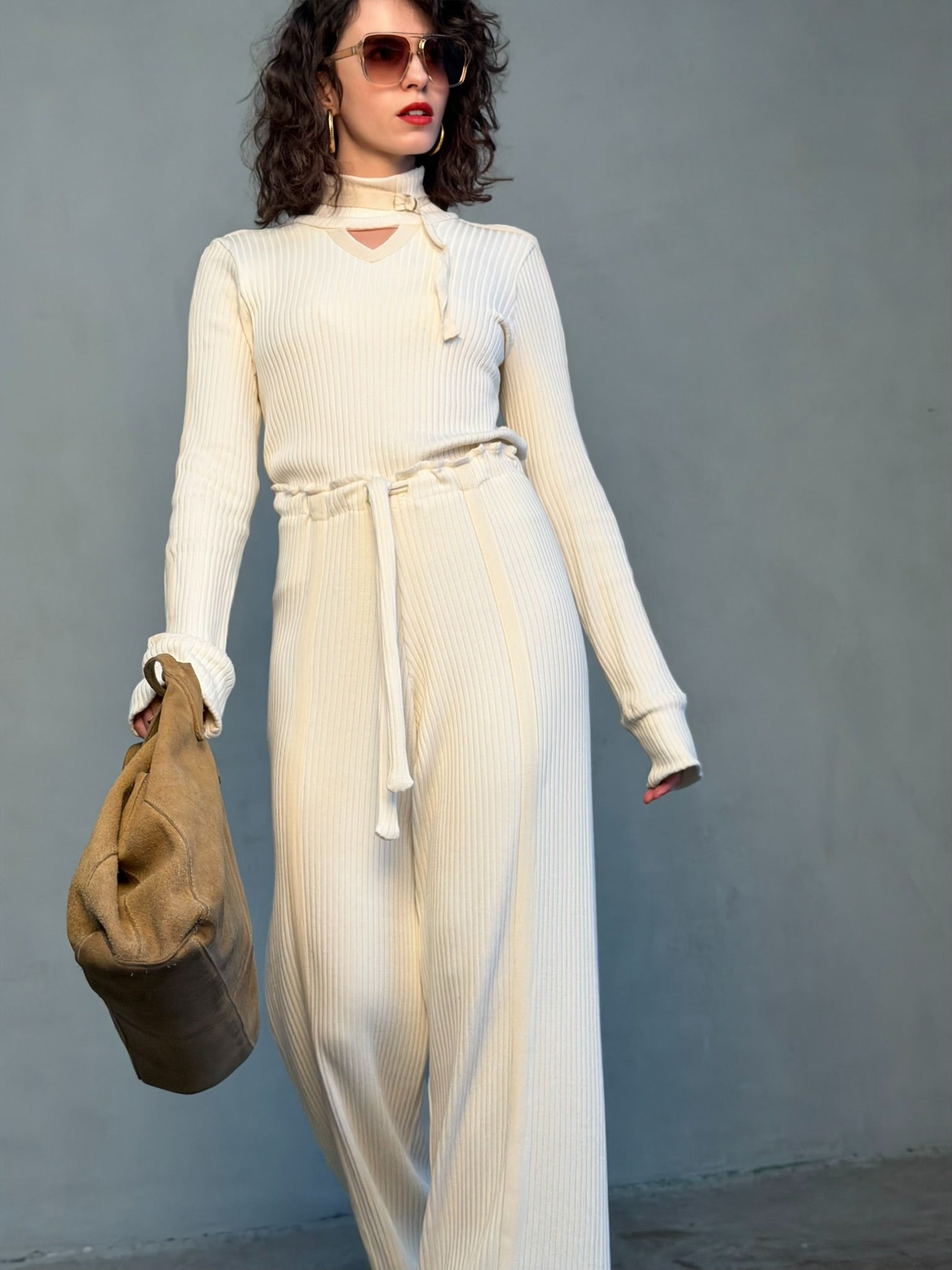 חולצת קלואי - שמנת