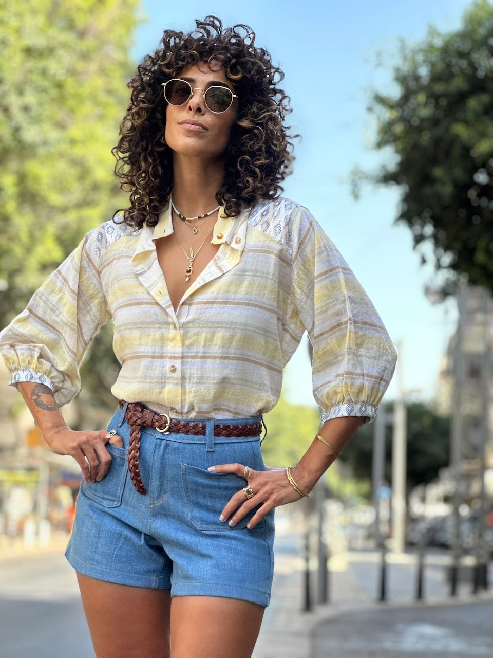 חולצת ג׳יג׳י - פסים