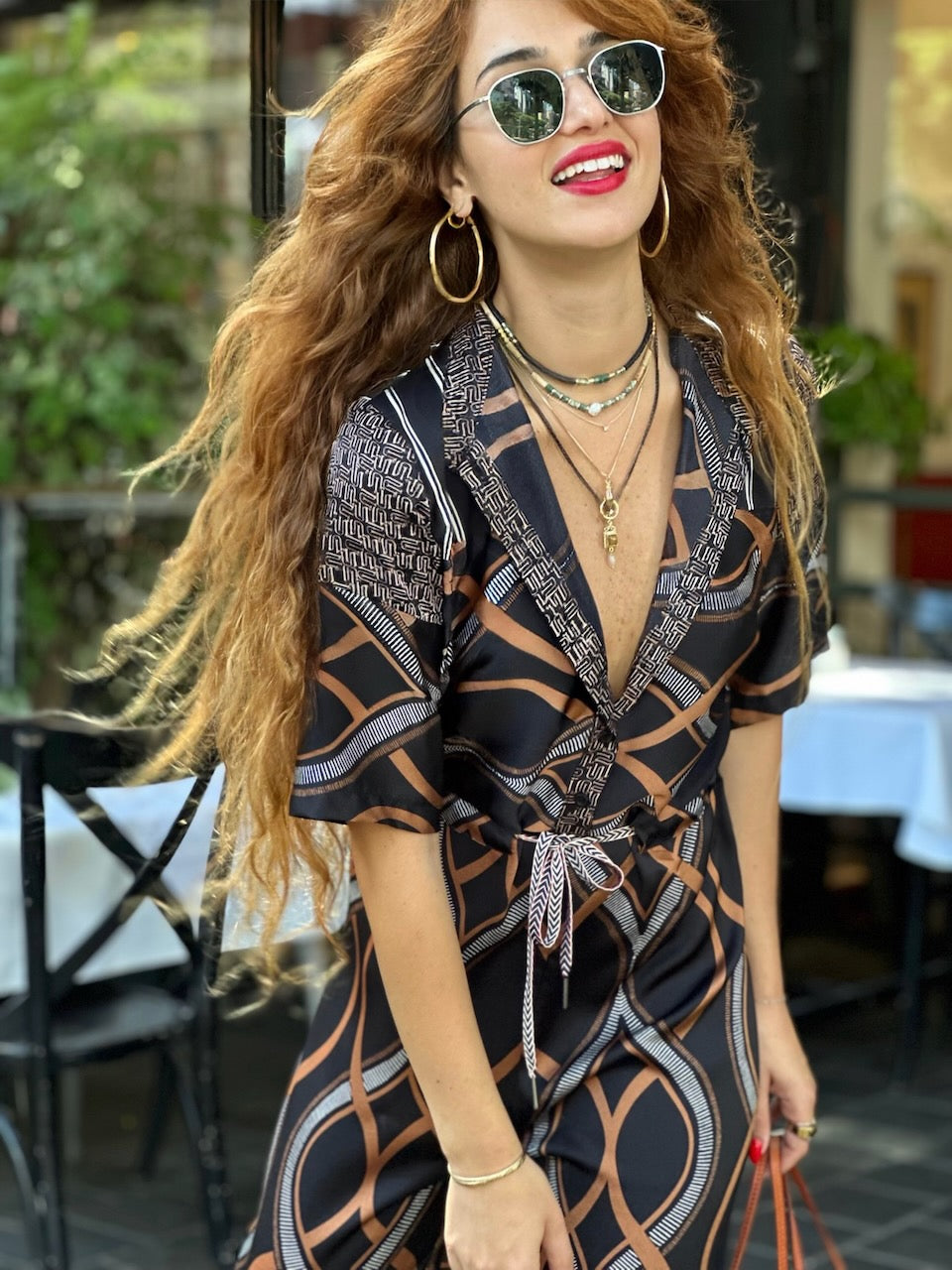 אוברול נסרין ארוך - שחור