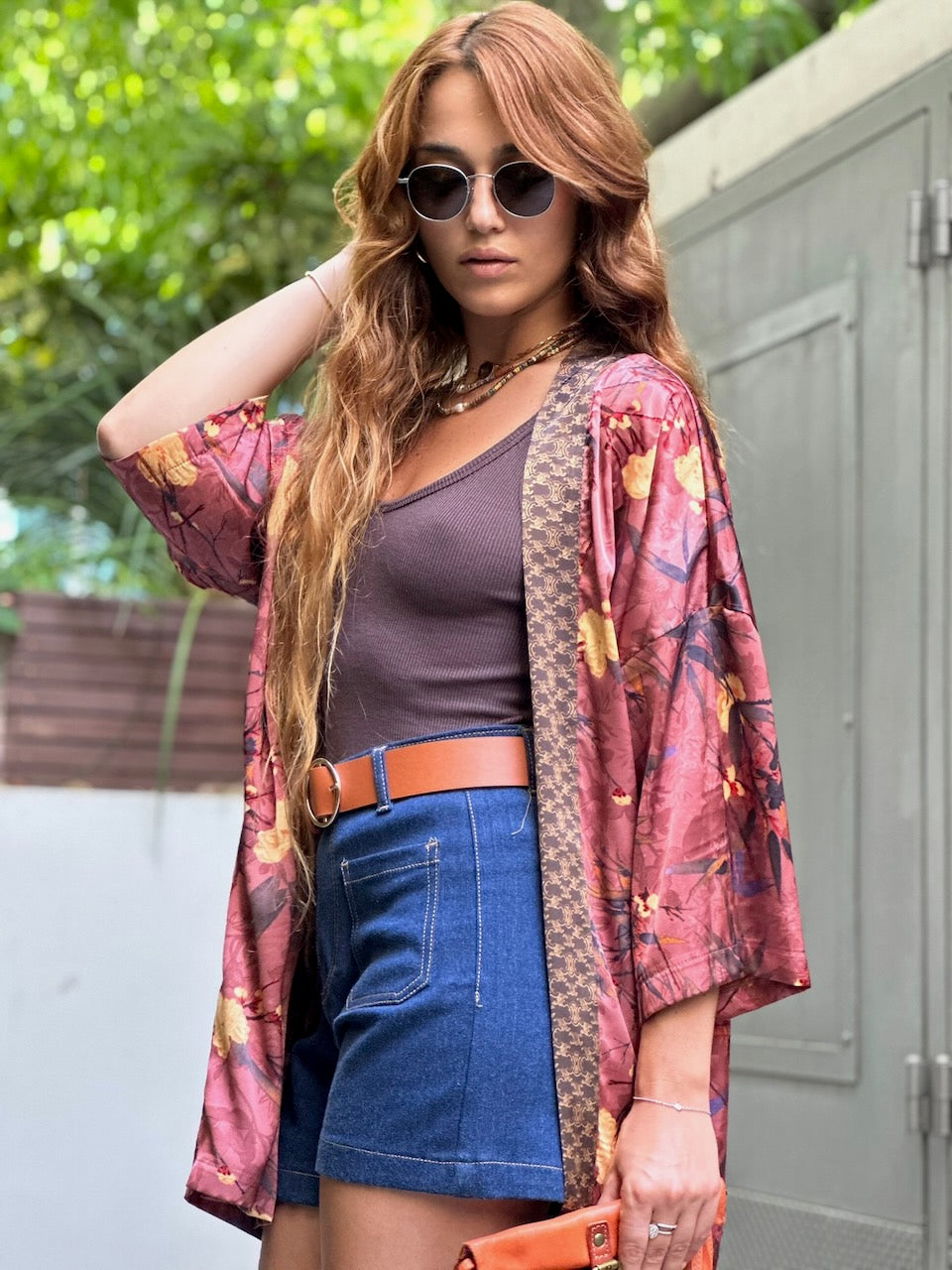 קימונו סאקורה - ורוד
