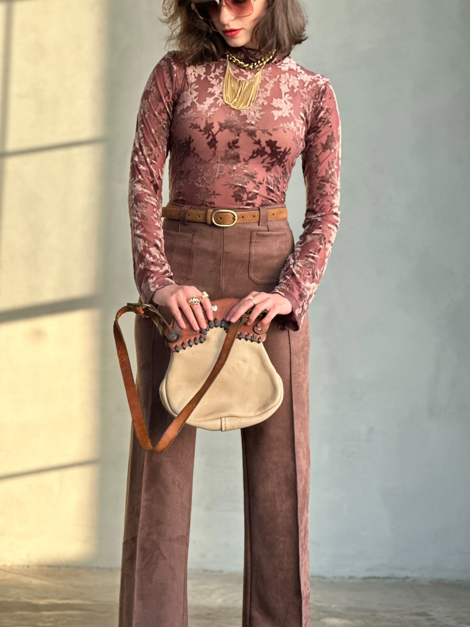 מכנסי טורונטו - חום