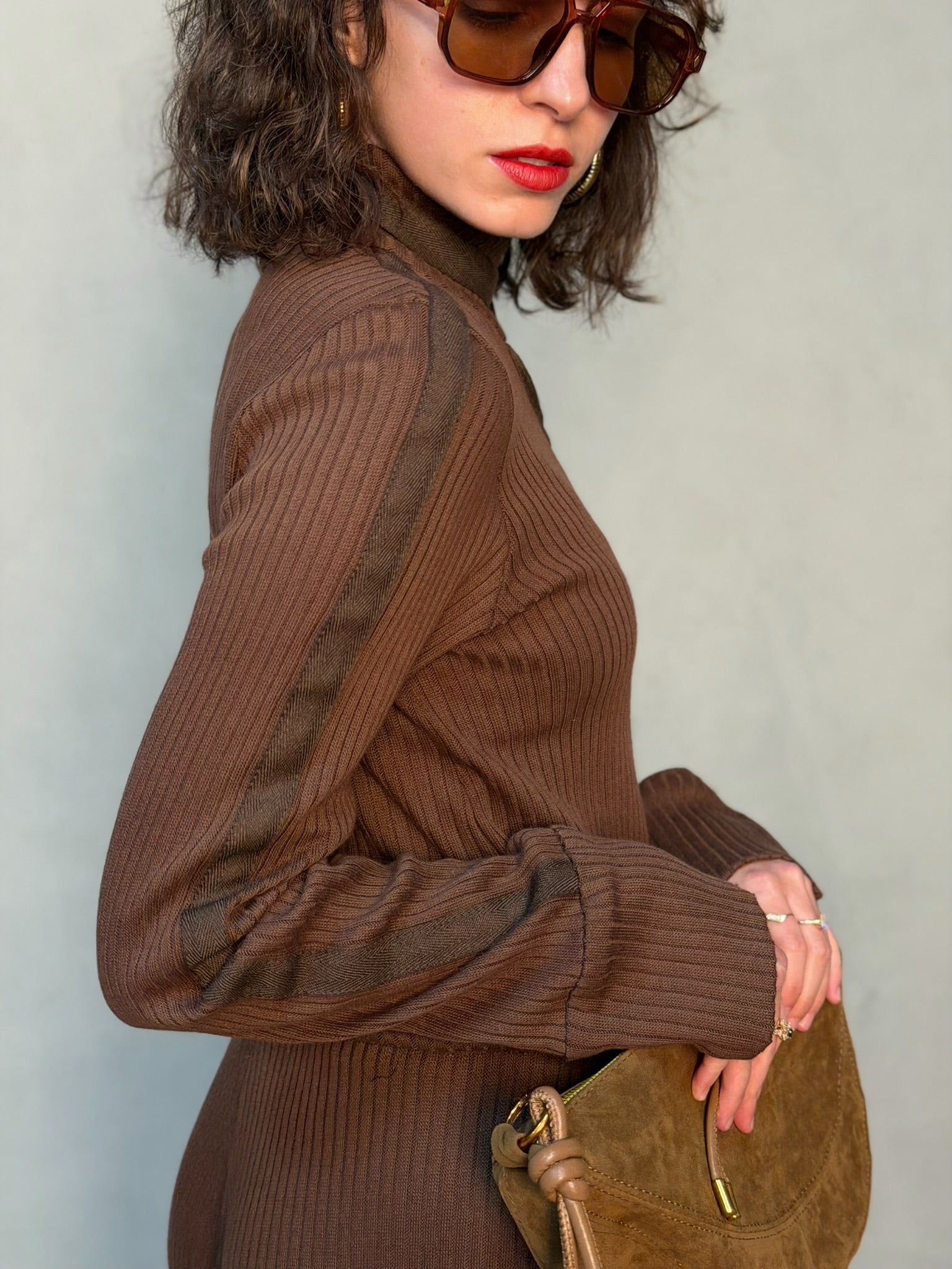 גולף קלואי חום שוקולד