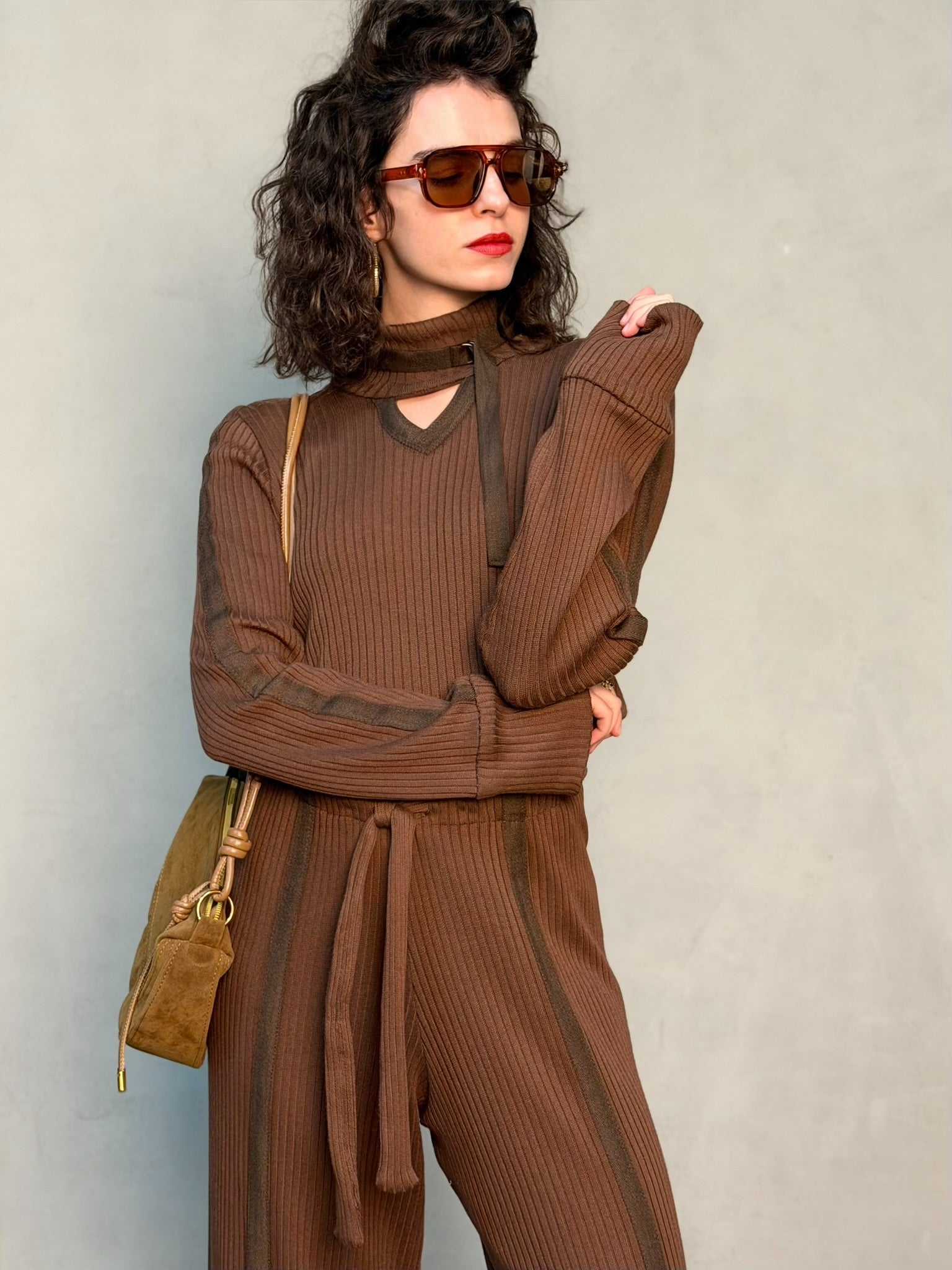 גולף קלואי חום שוקולד