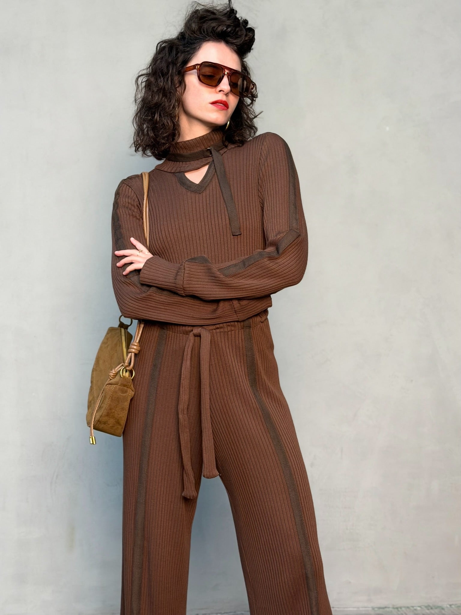 גולף קלואי חום שוקולד