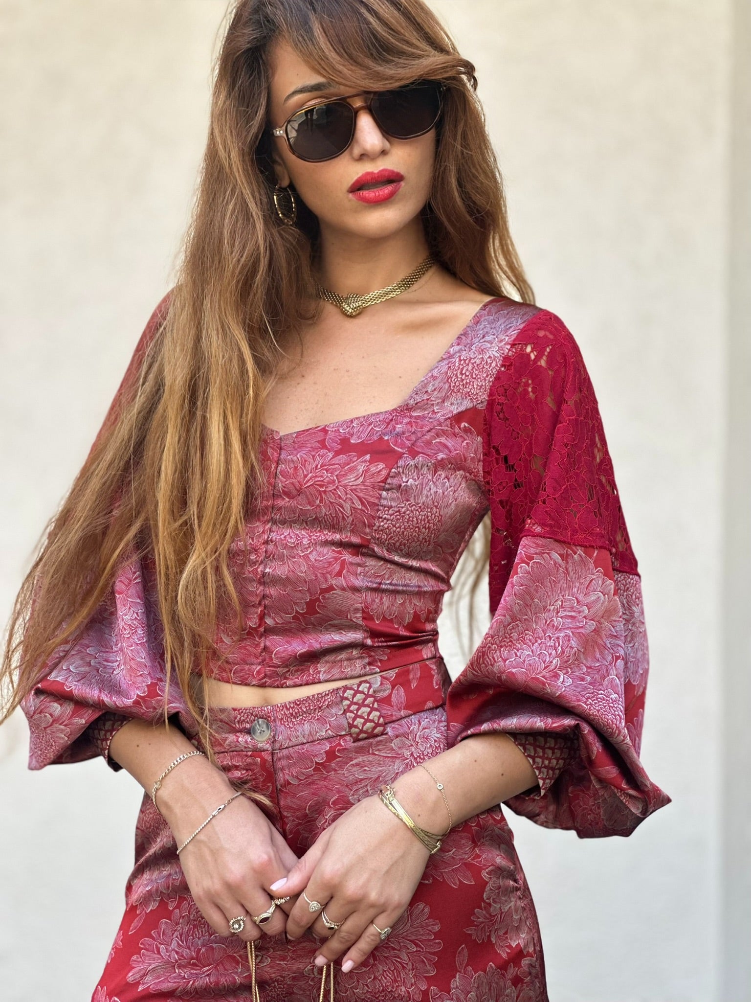 טופ ססילה - אדום