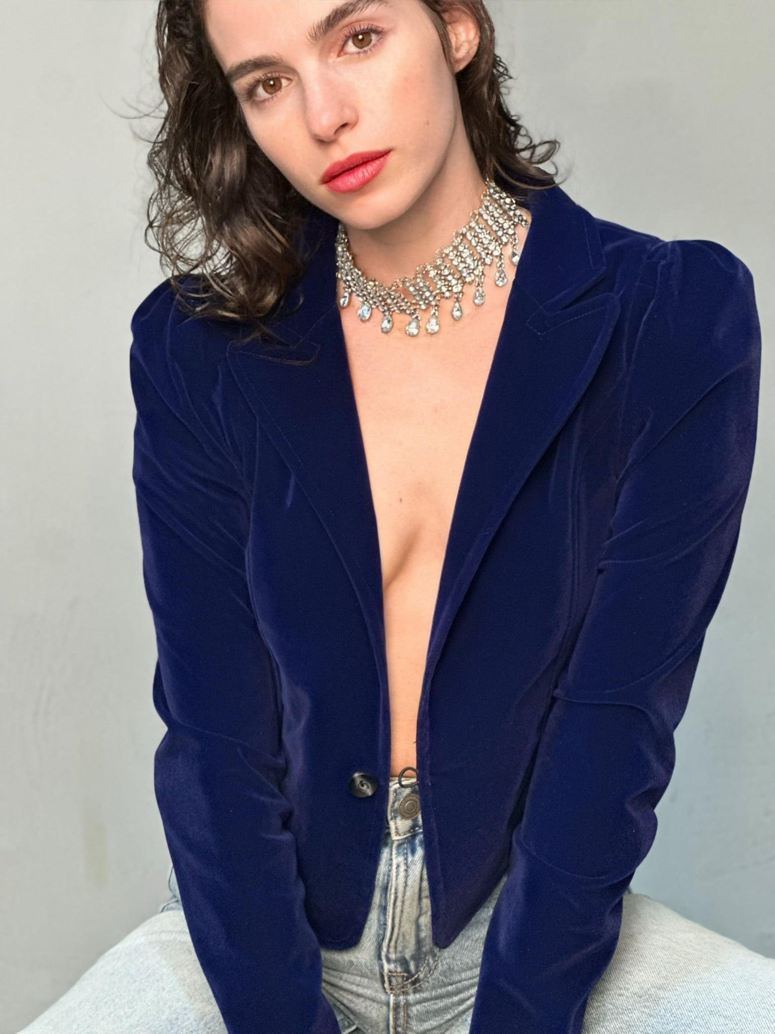 ג׳קט שיקגו - כחול