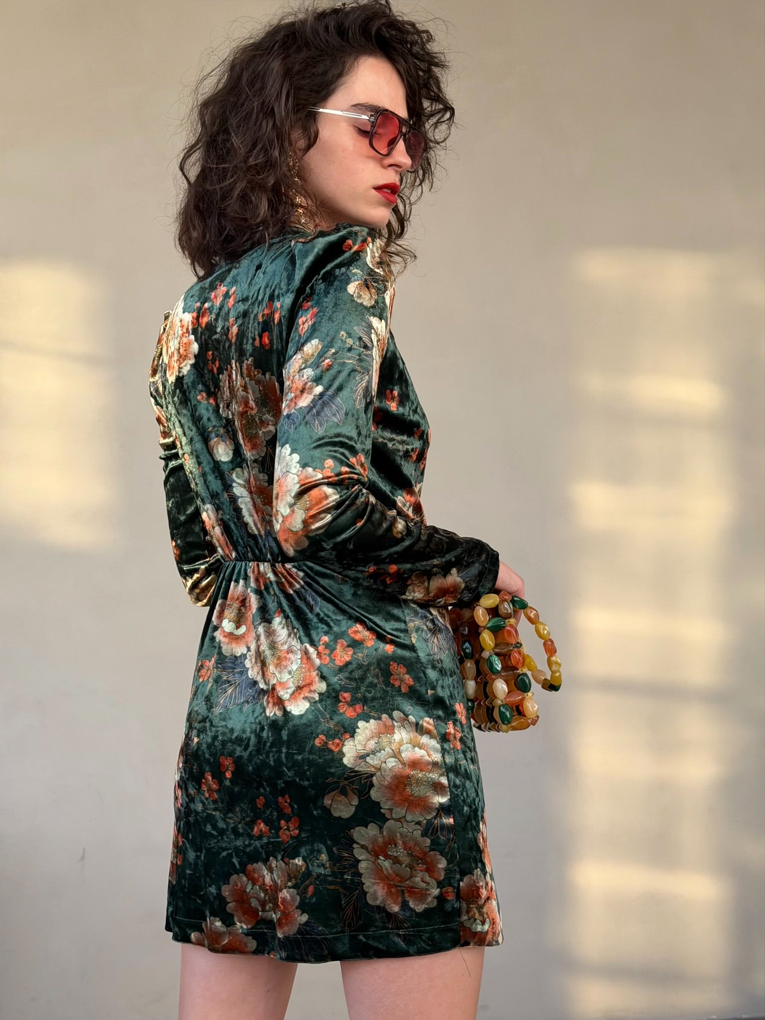 שמלת ברלין - ירוק בקבוק