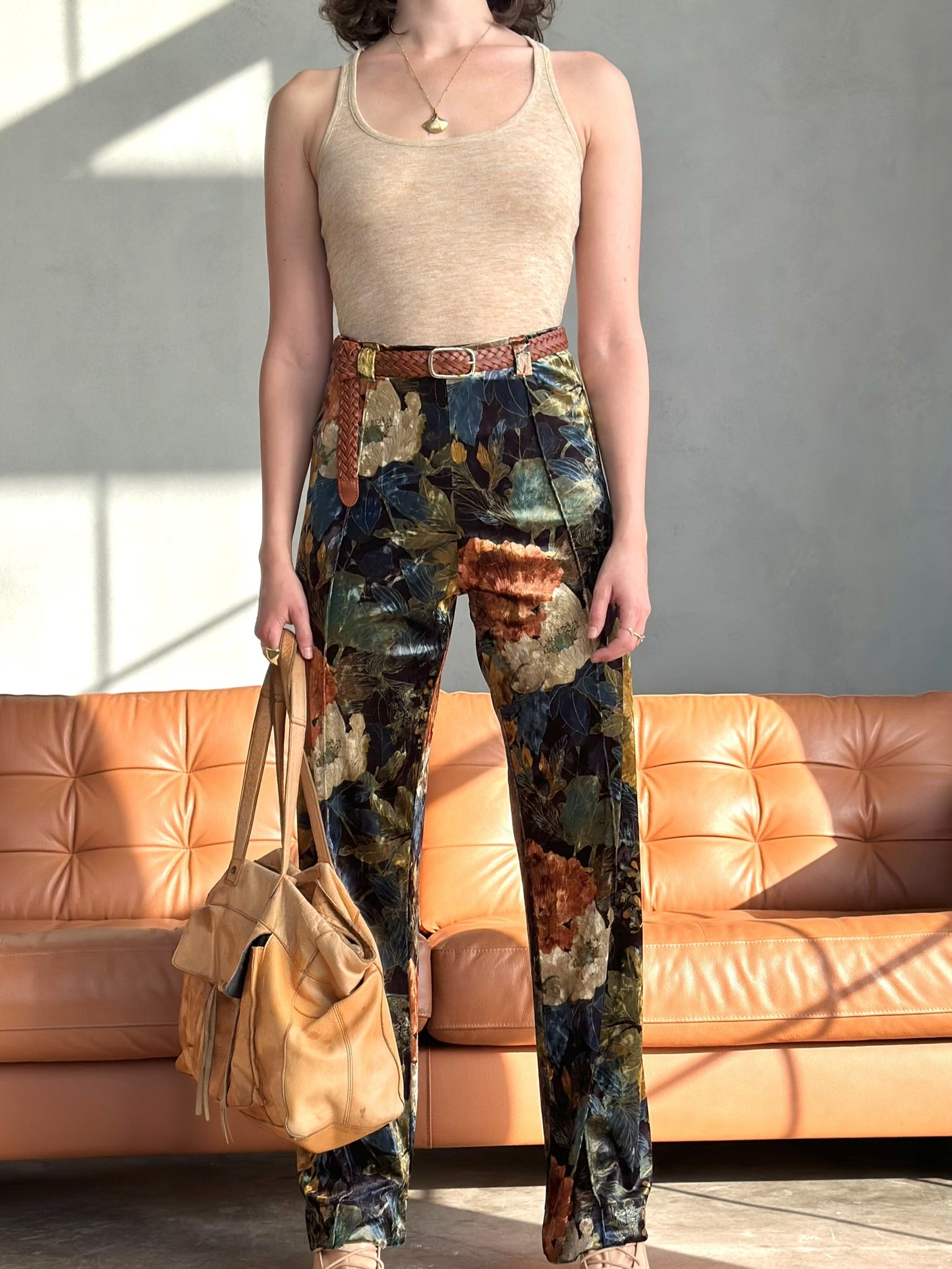 מכנסי ברלין - פרחים גדולים