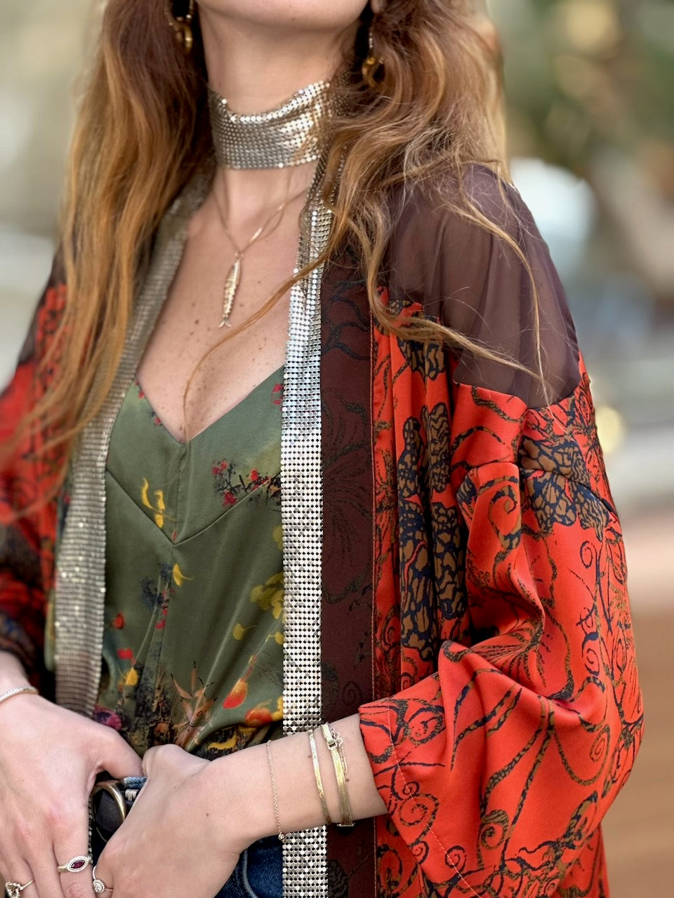 קימונו סאקורה - בריק פרחים