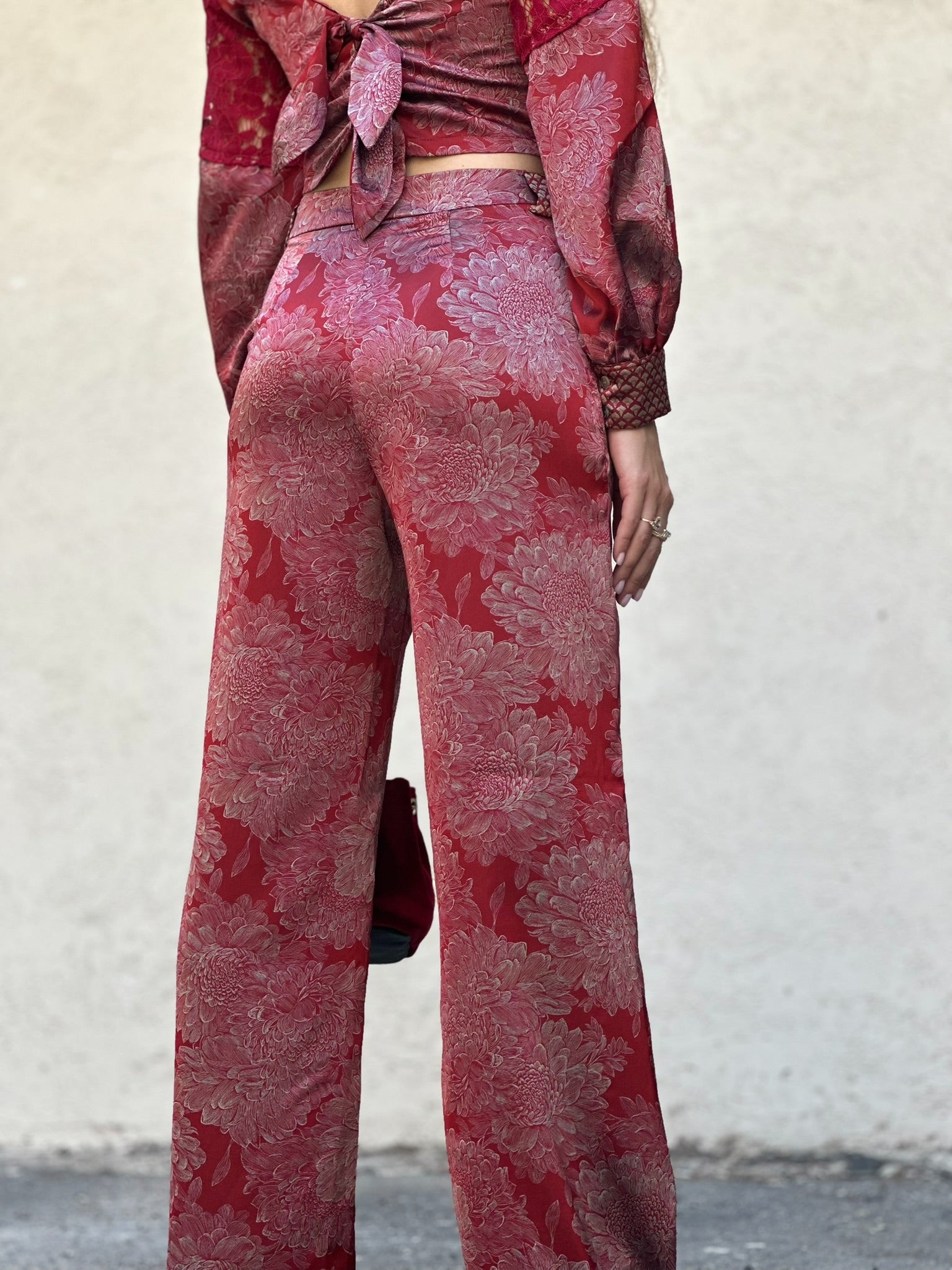 מכנסי ססילה - אדום