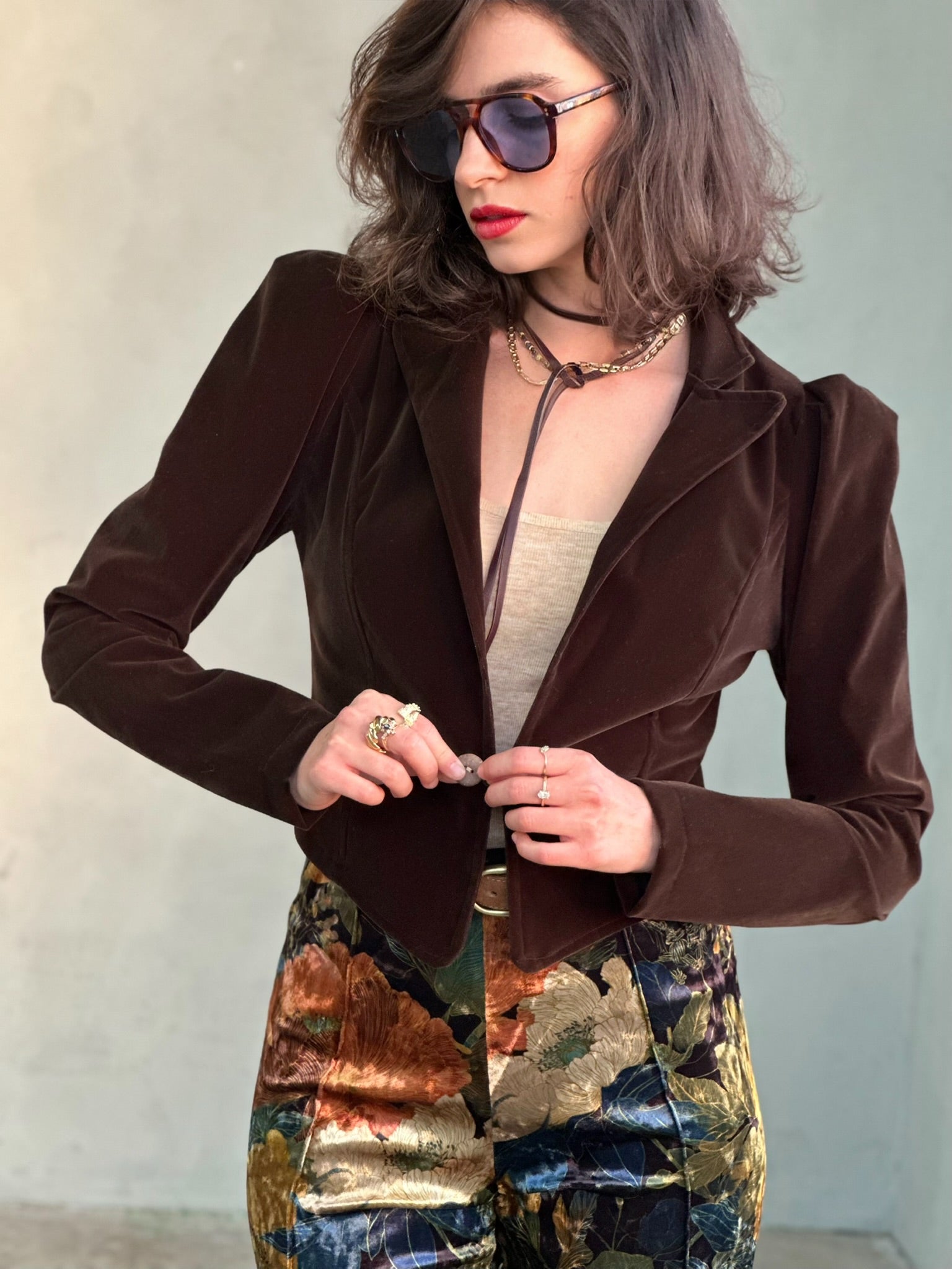 ג׳קט שיקגו - חום