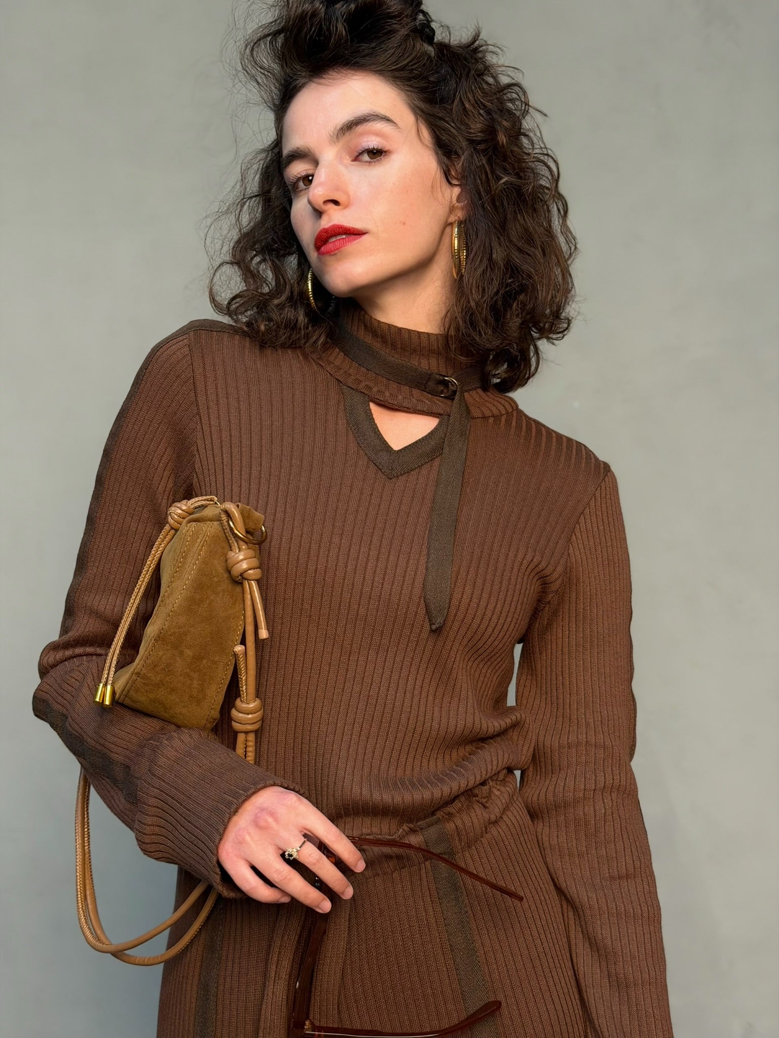 גולף קלואי חום שוקולד