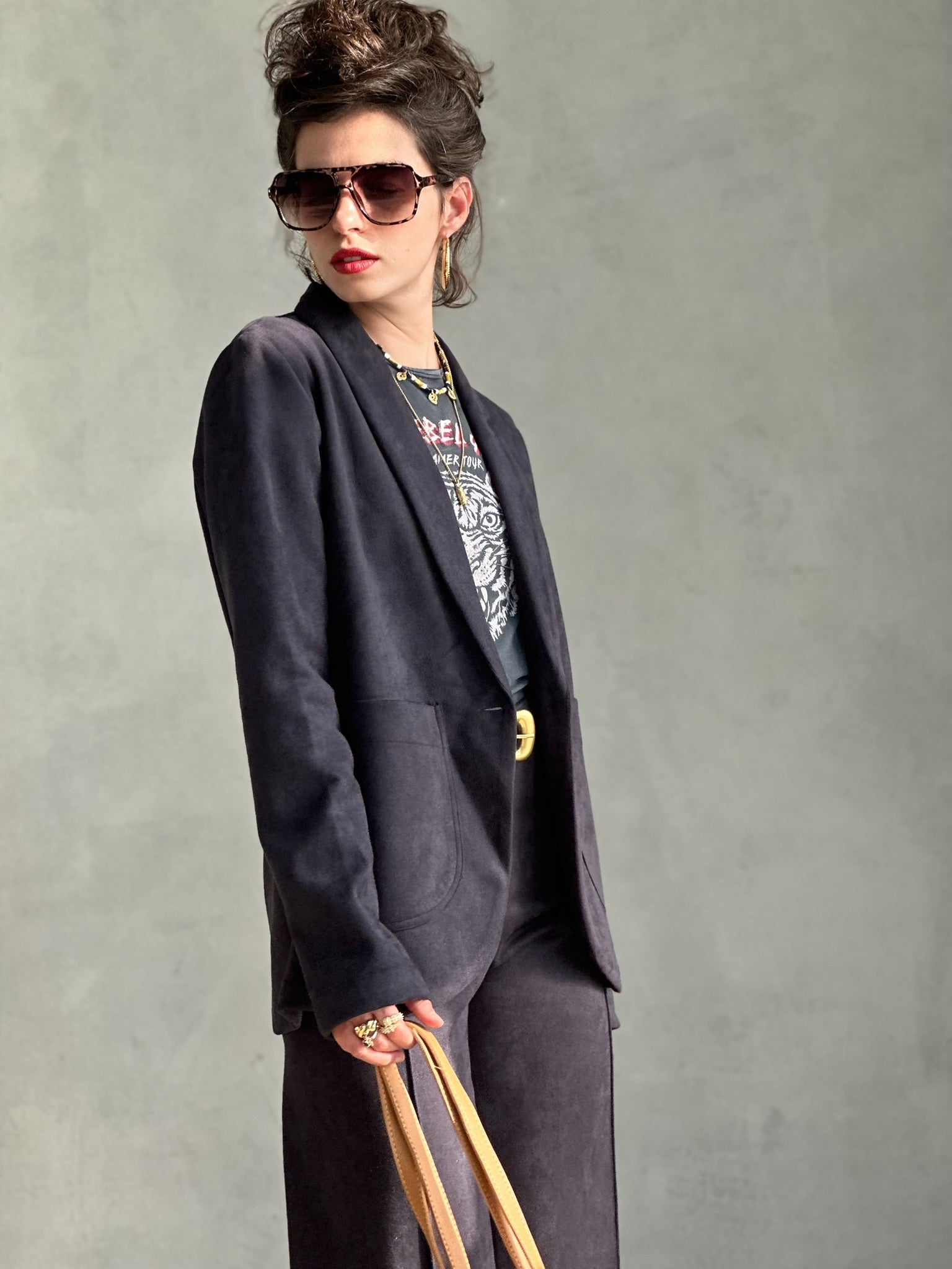 בלייזר טורונטו - שחור דהוי