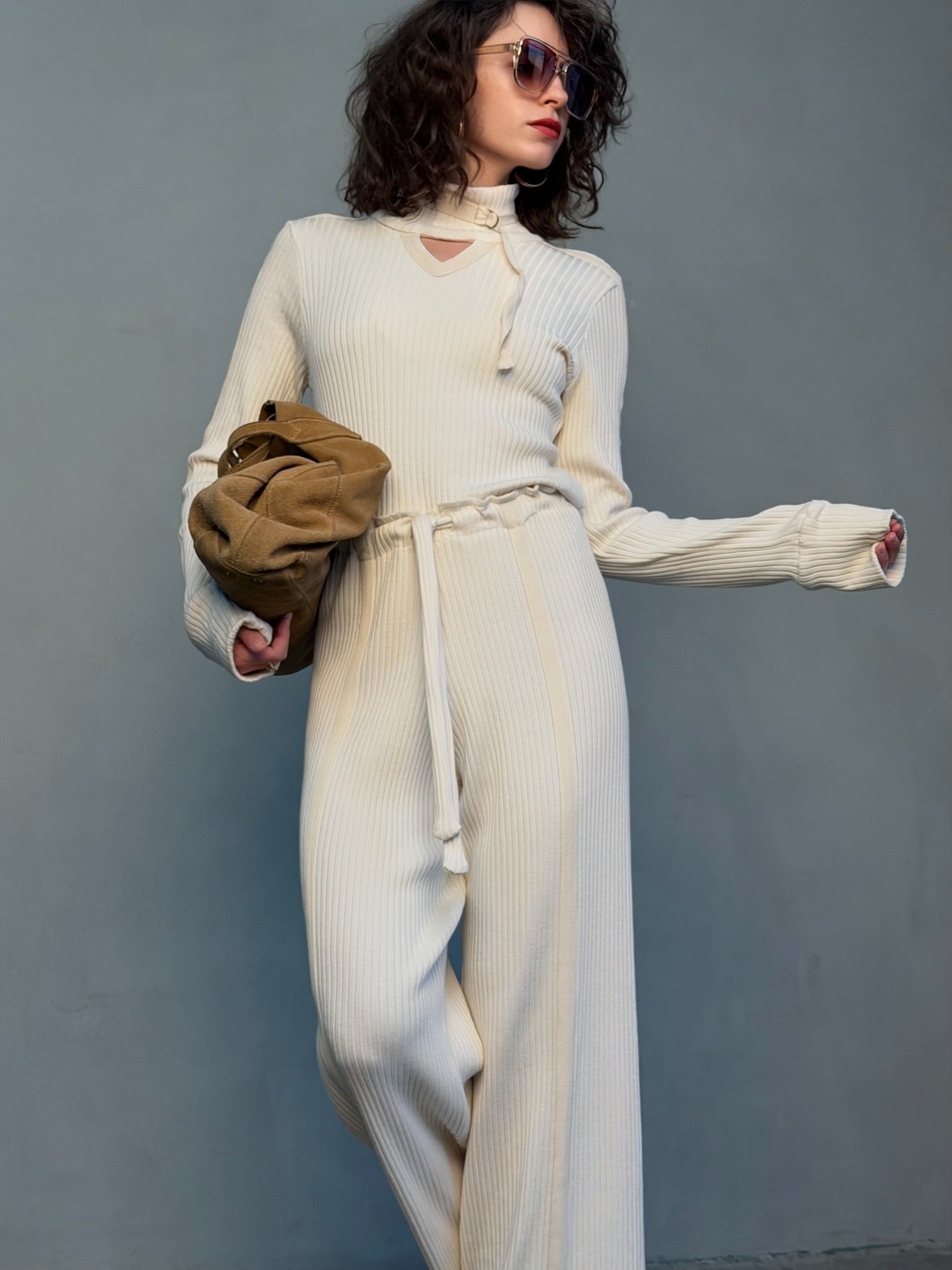 חולצת קלואי - שמנת