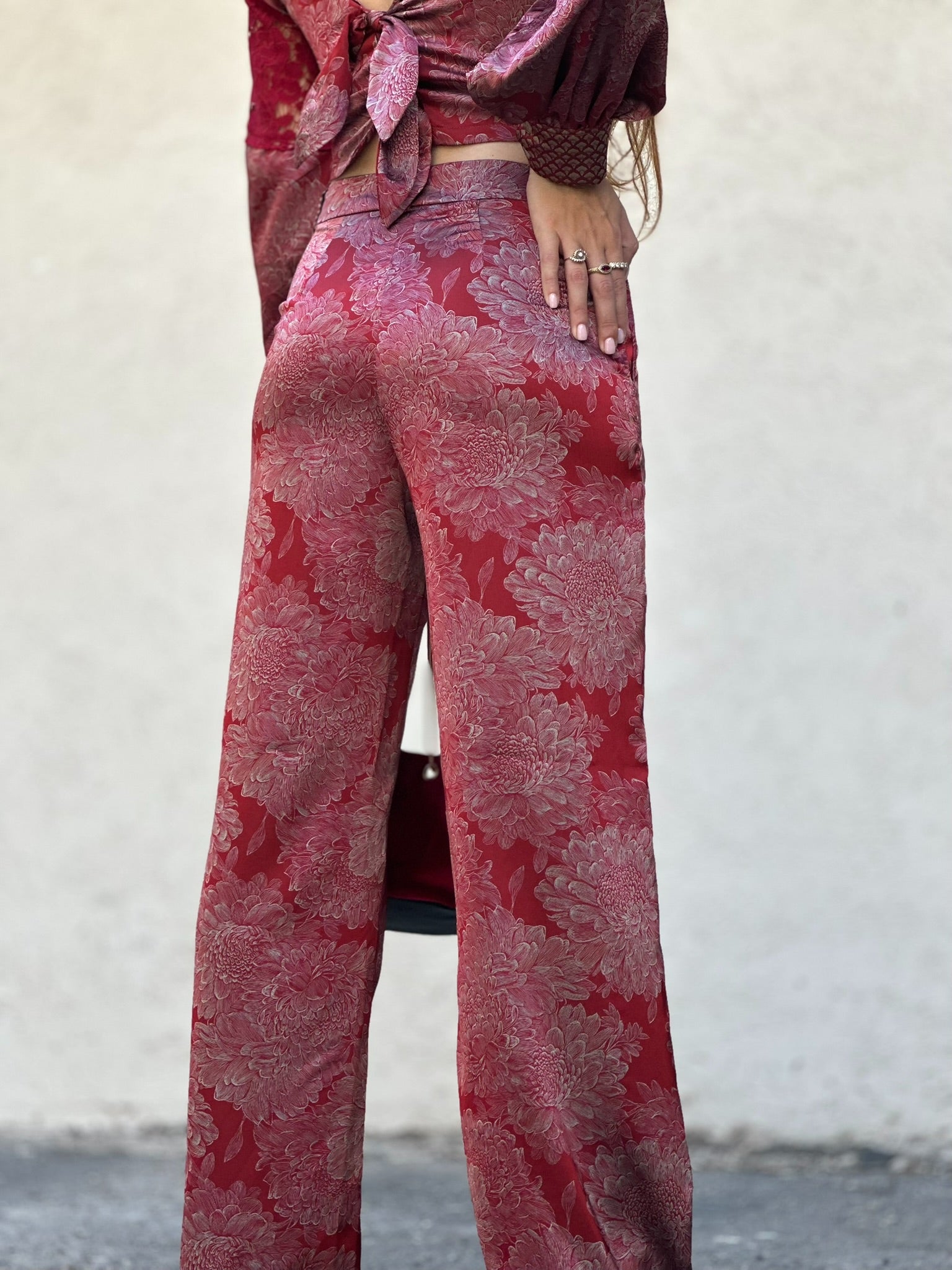 מכנסי ססילה - אדום