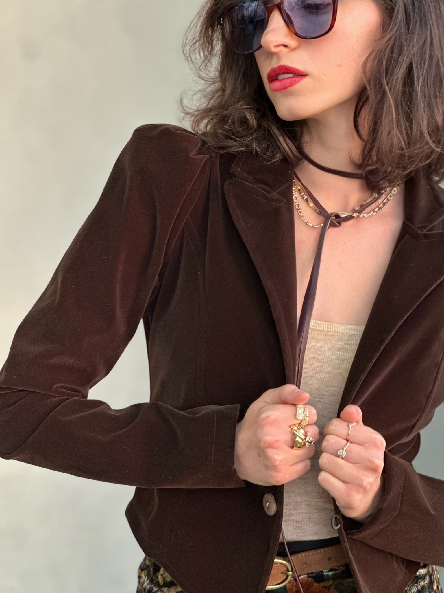 ג׳קט שיקגו - חום