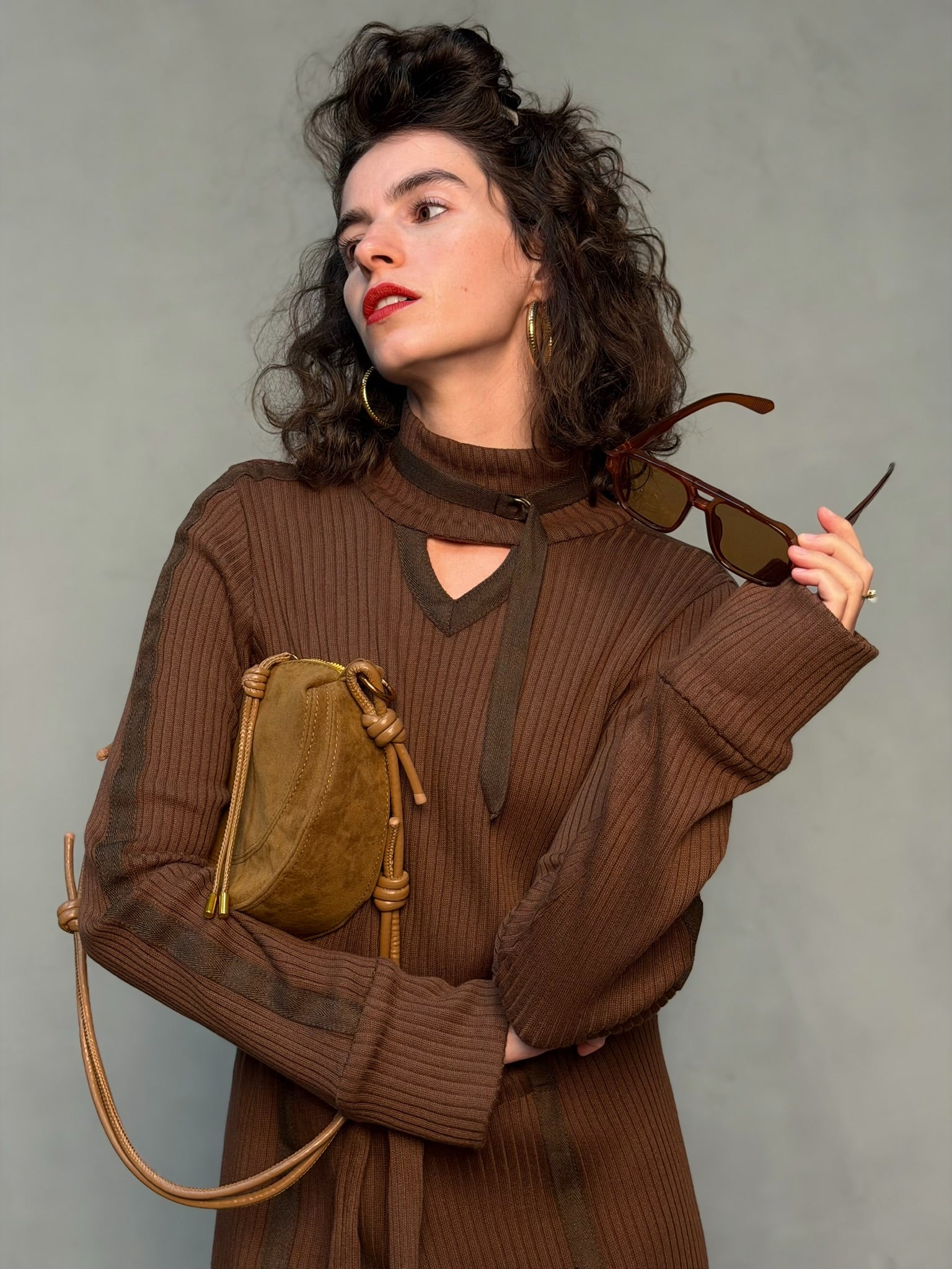 גולף קלואי חום שוקולד