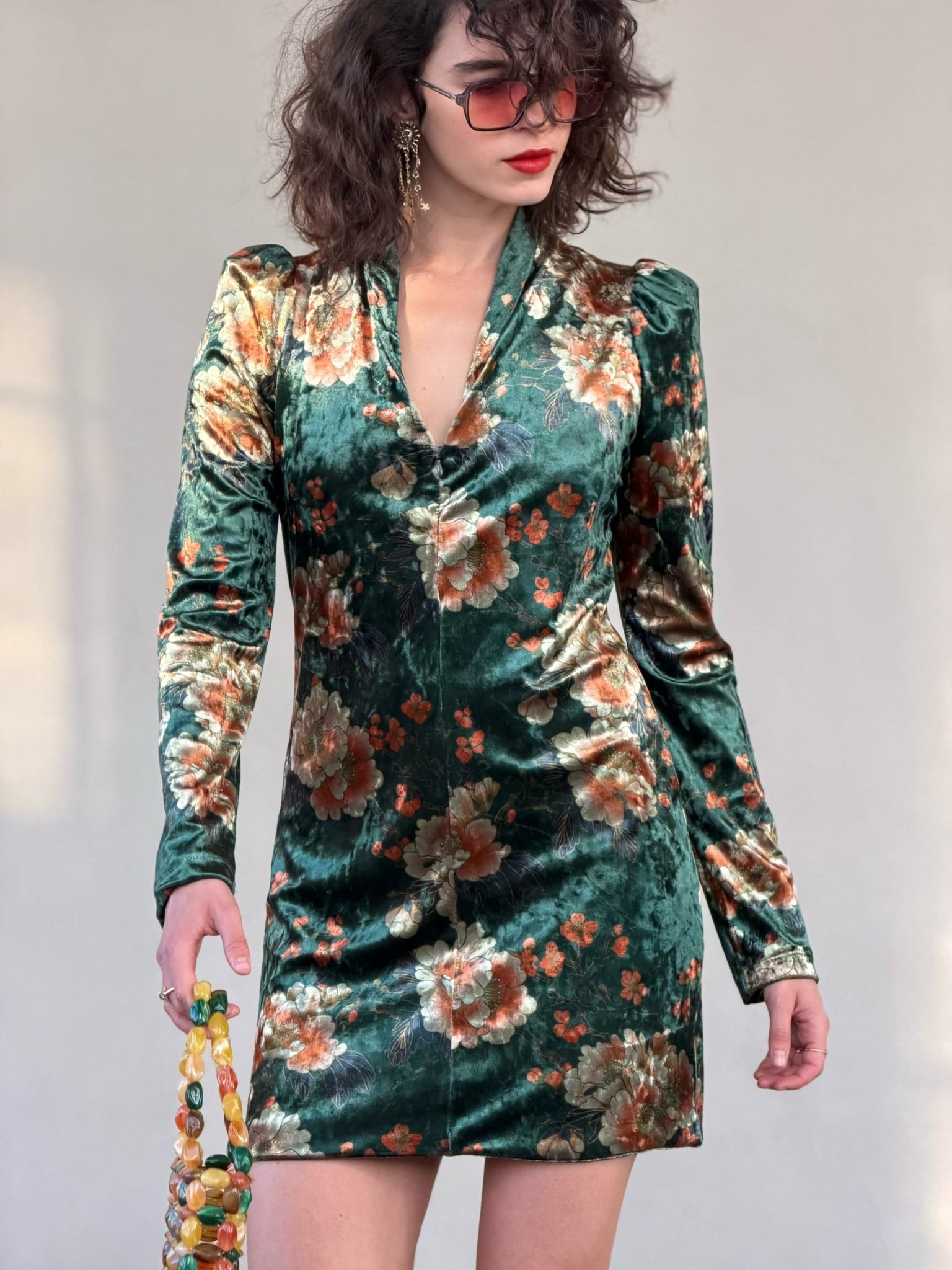 שמלת ברלין - ירוק בקבוק