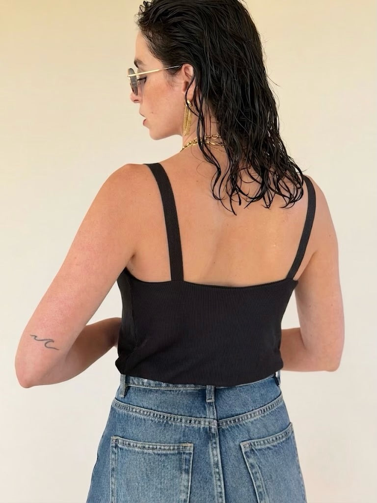 גופיית ג׳סי - ריב שחור