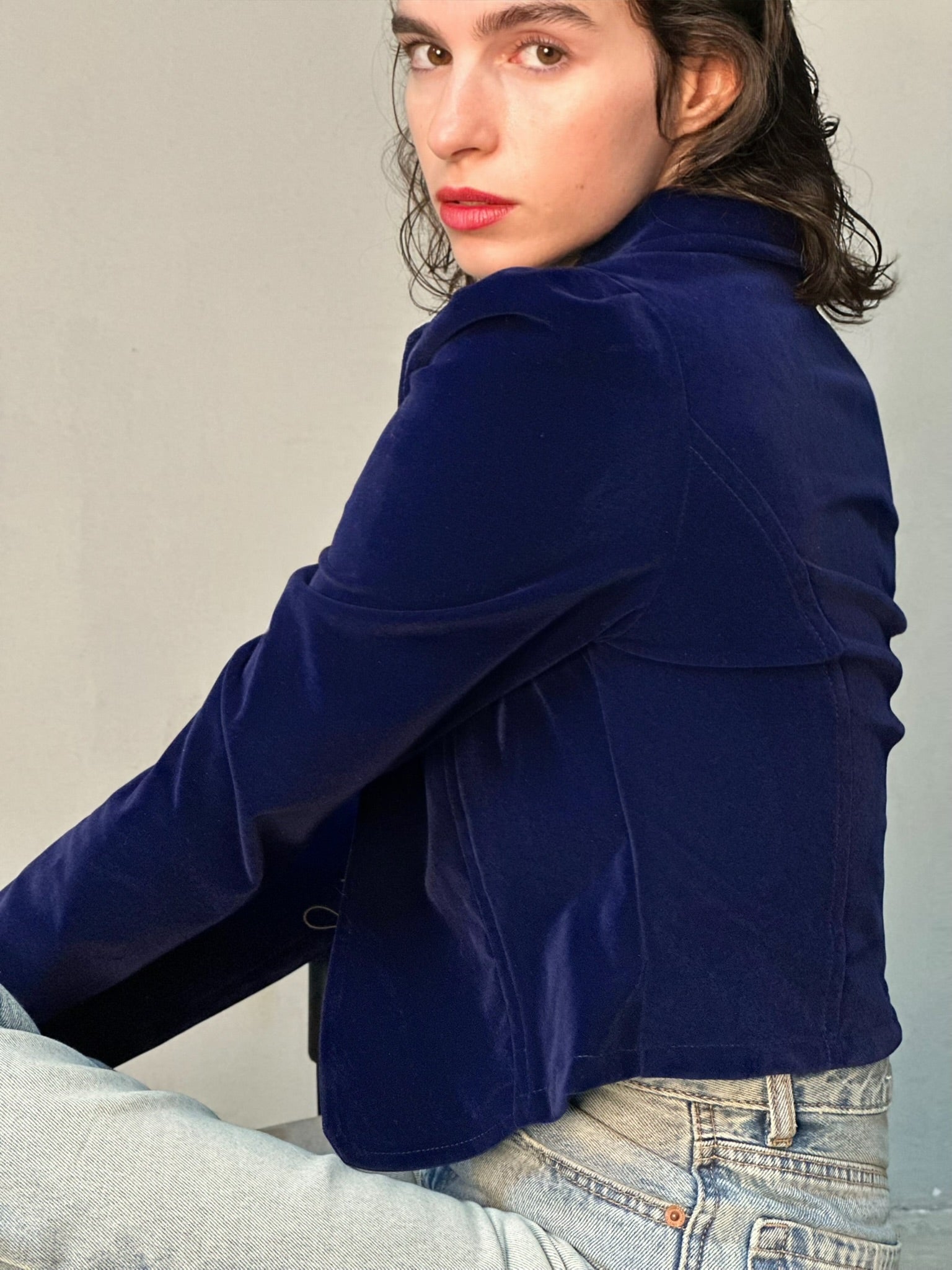 ג׳קט שיקגו - כחול