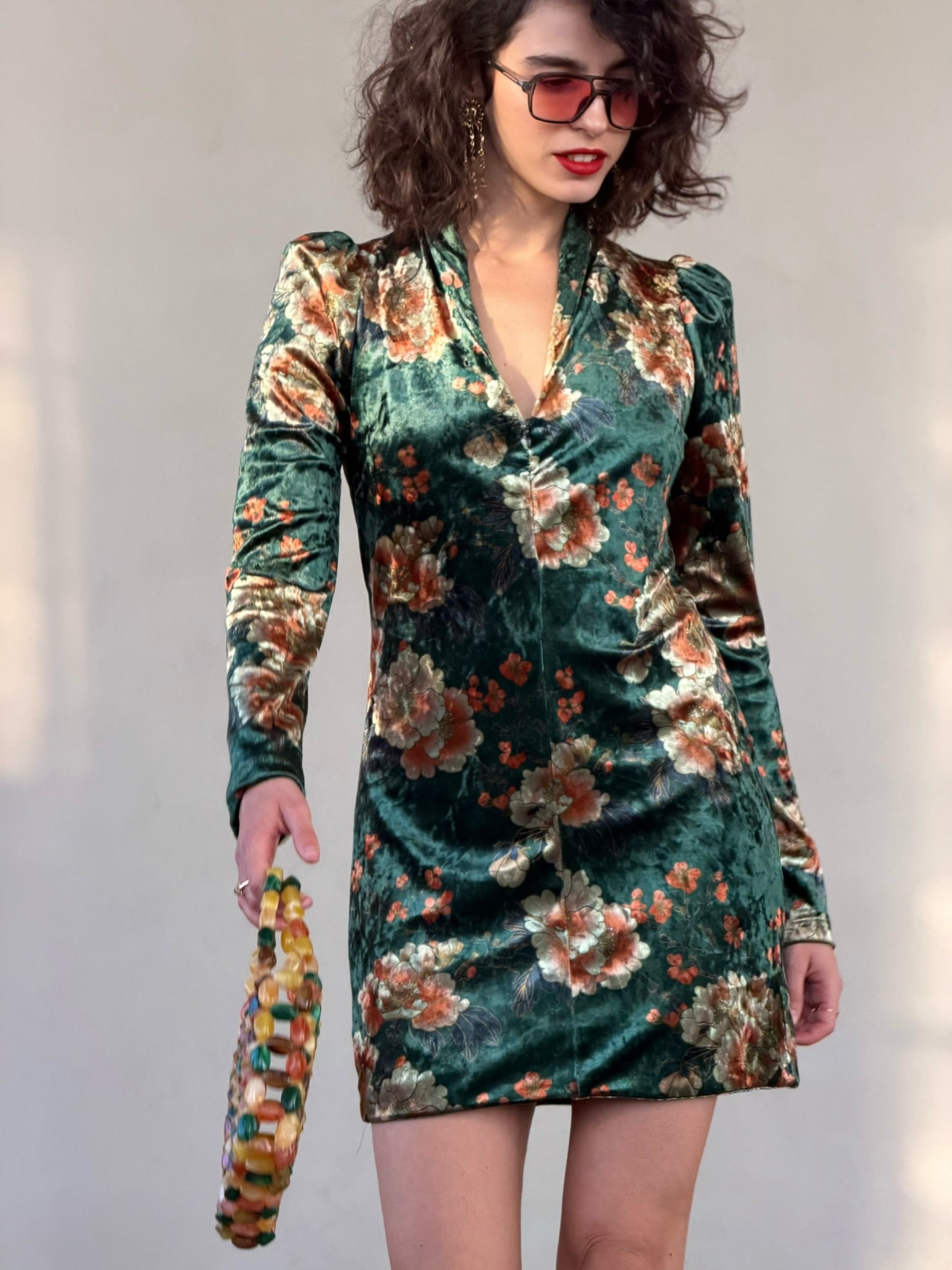 שמלת ברלין - ירוק בקבוק