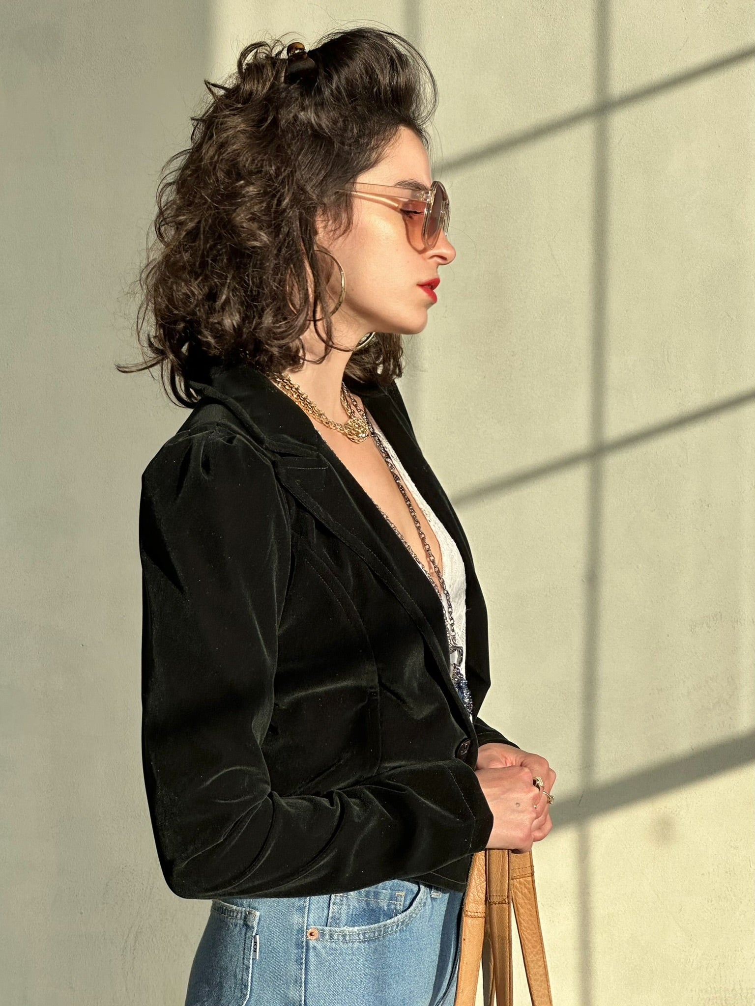 ג׳קט שיקגו - ירוק בקבוק כהה מאוד