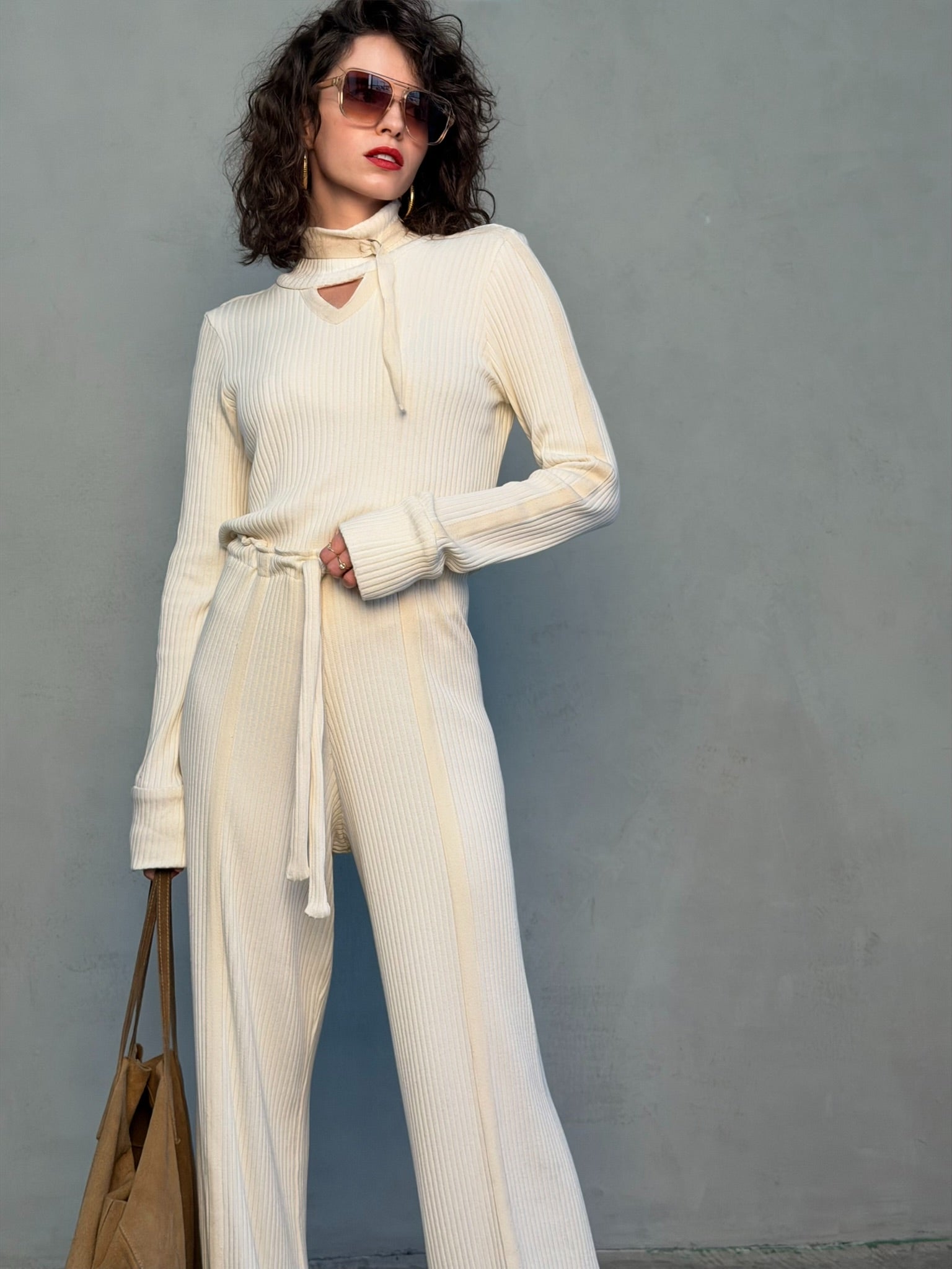 חולצת קלואי - שמנת