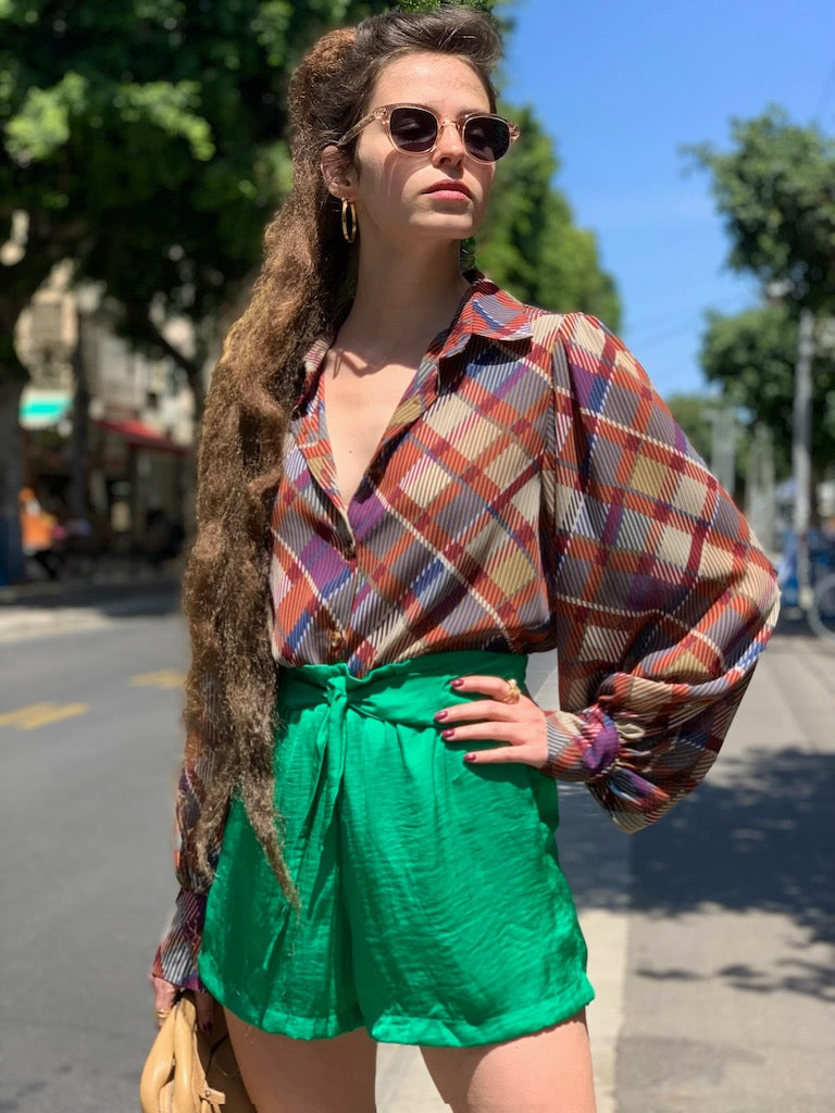 שורט מאווי - ירוק