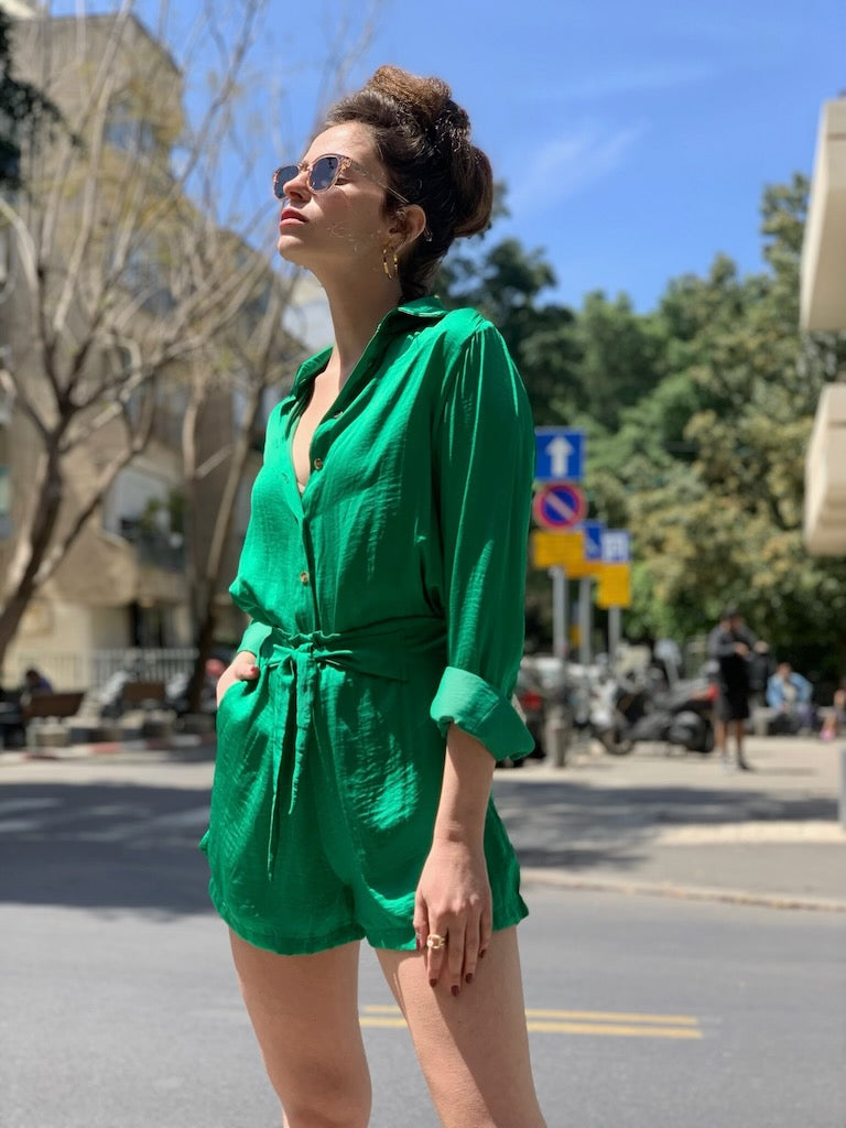 שורט מאווי - ירוק