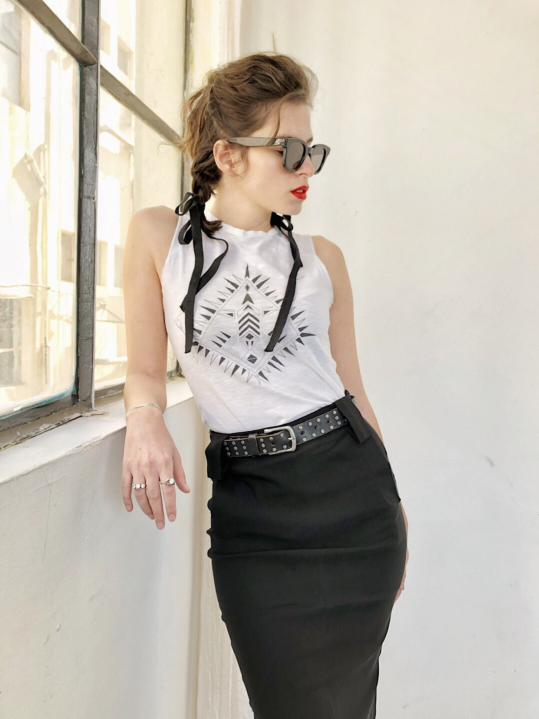 חצאית עיפרון - שחור