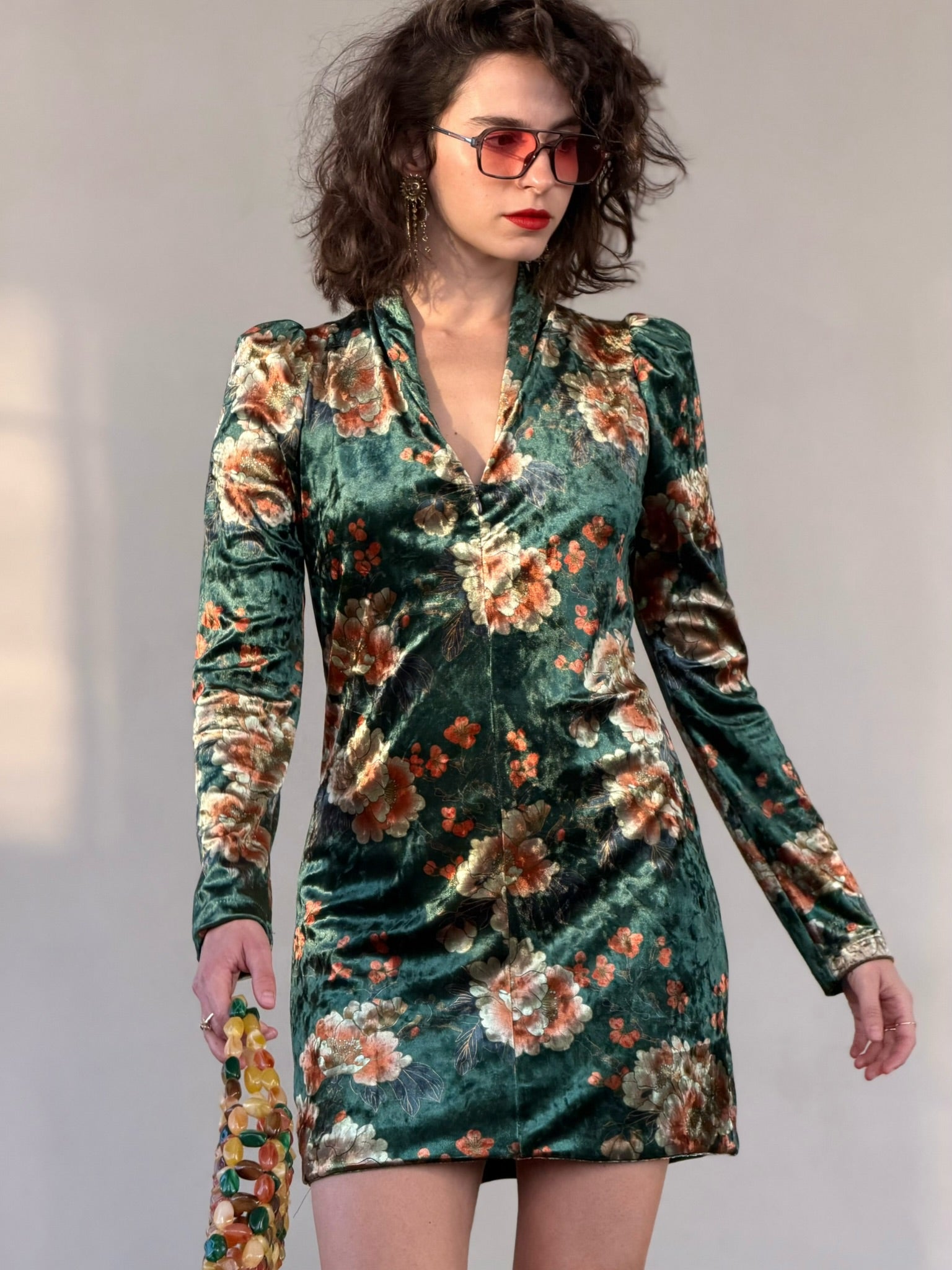 שמלת ברלין - ירוק בקבוק