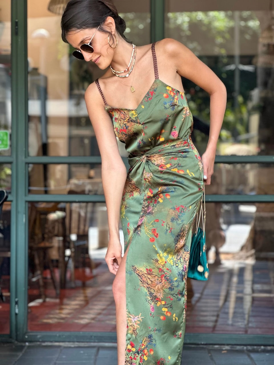 Venus olive hot sale green dress