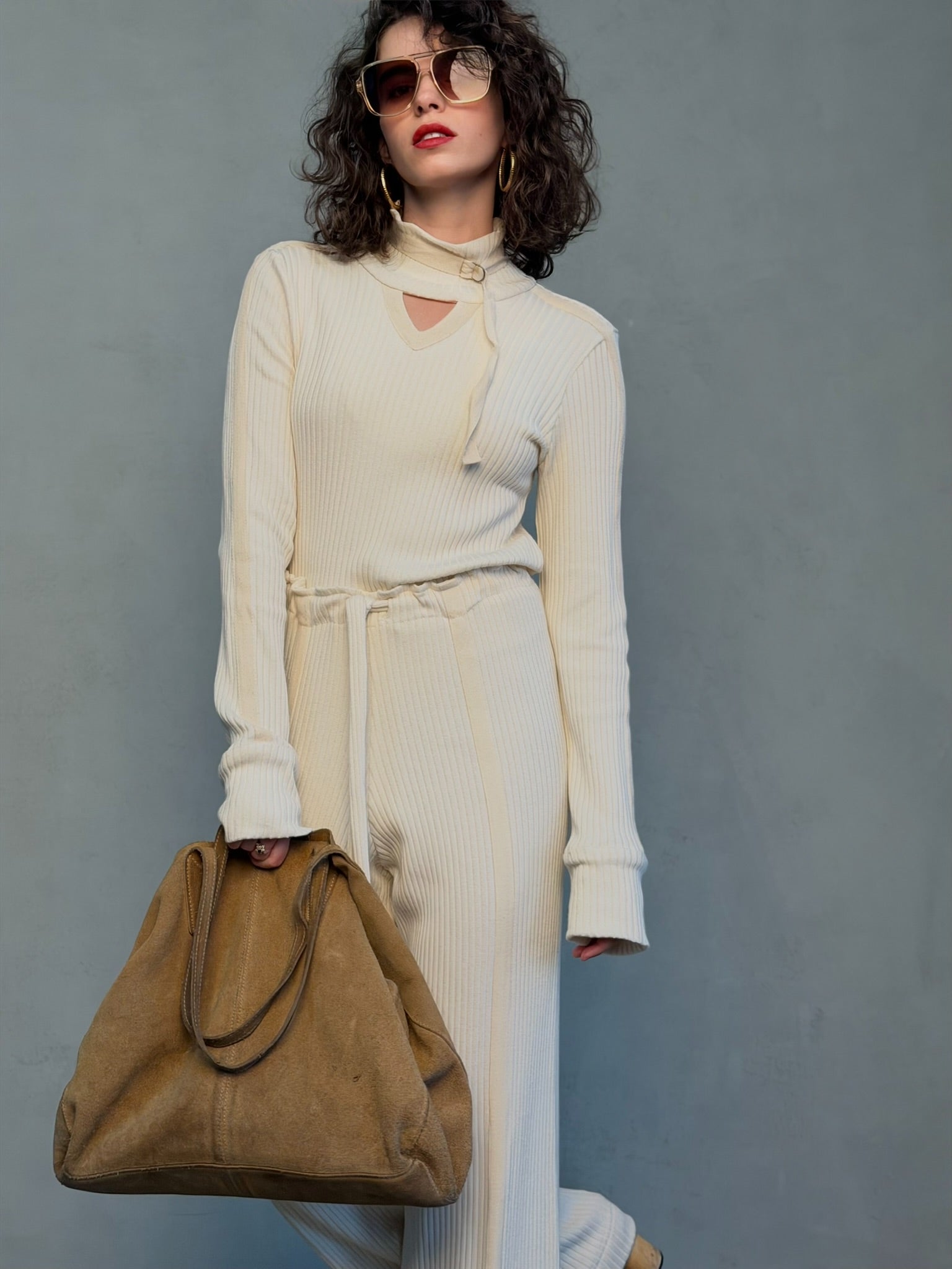 חולצת קלואי - שמנת