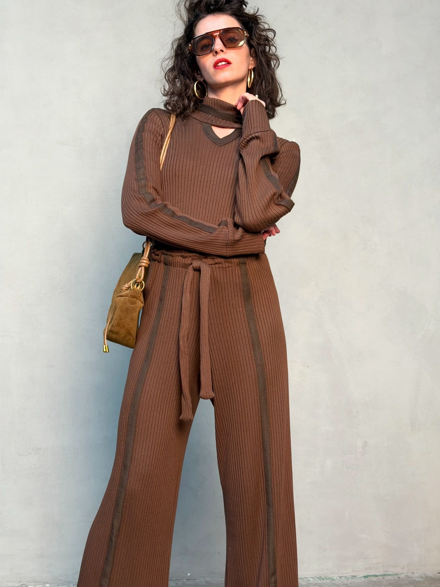 גולף קלואי חום שוקולד