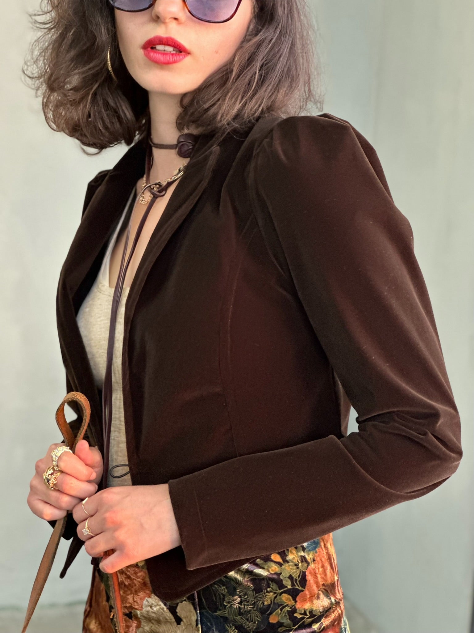 ג׳קט שיקגו - חום