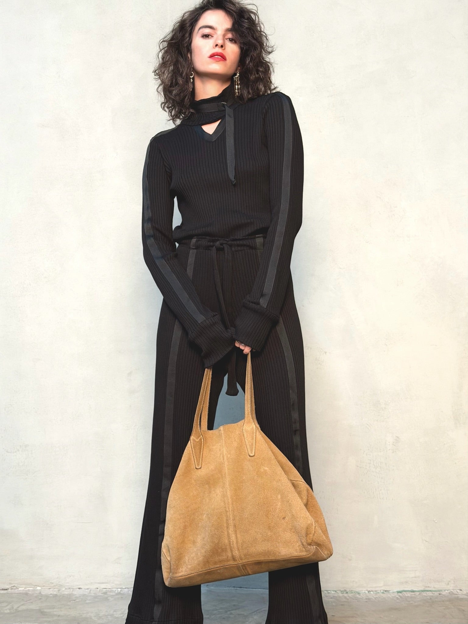 מכנסי קלואי שחור