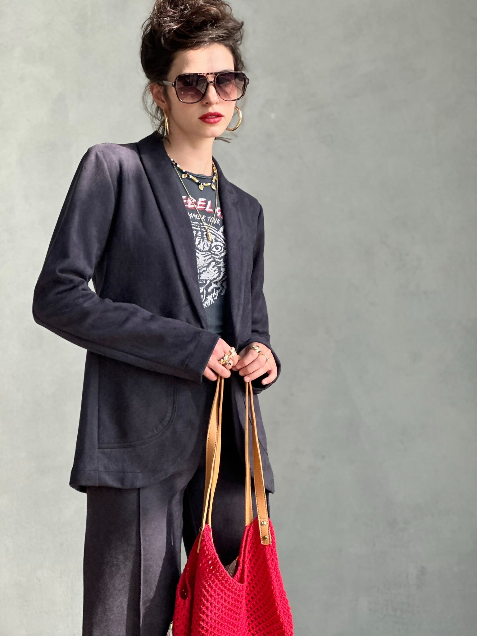 בלייזר טורונטו - שחור דהוי