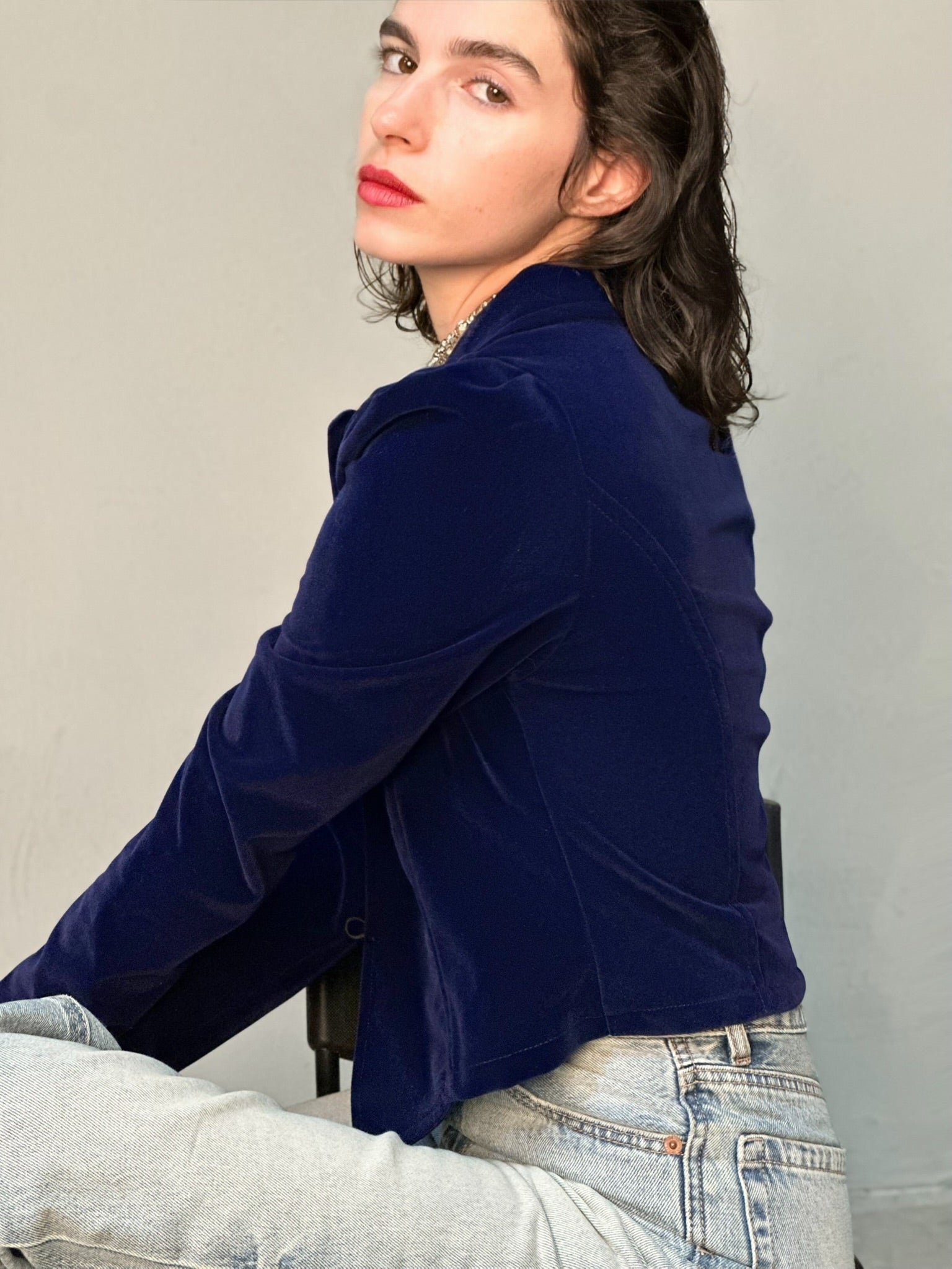 ג׳קט שיקגו - כחול