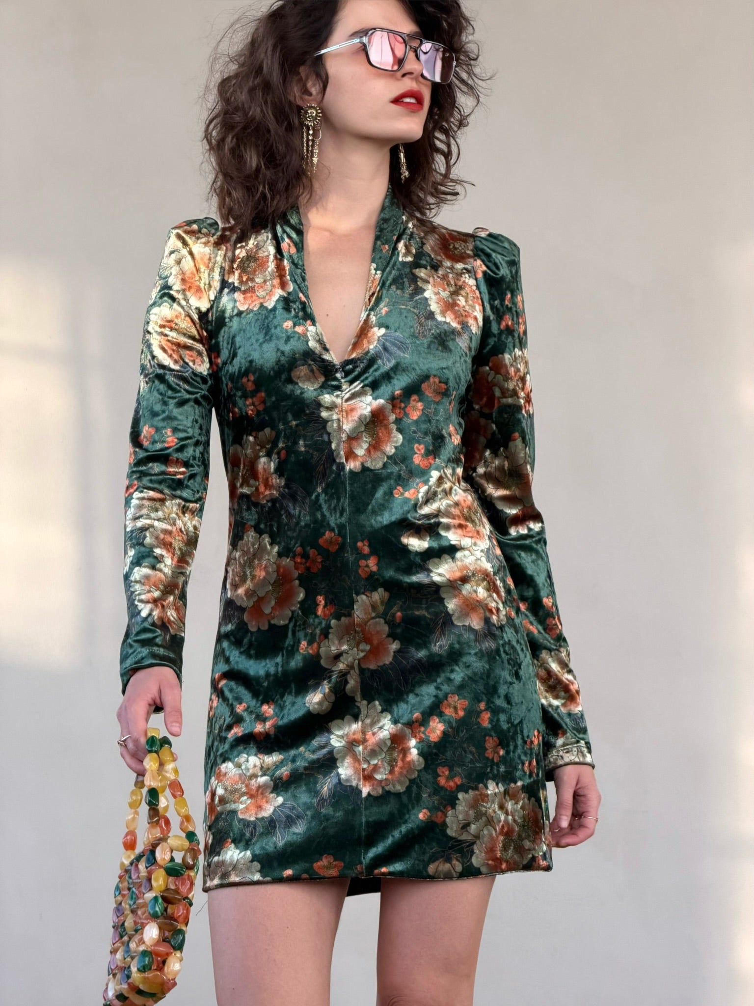 שמלת ברלין - ירוק בקבוק