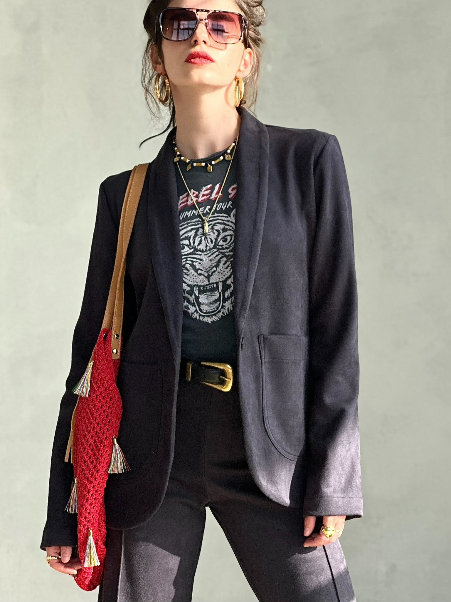 בלייזר טורונטו - שחור דהוי