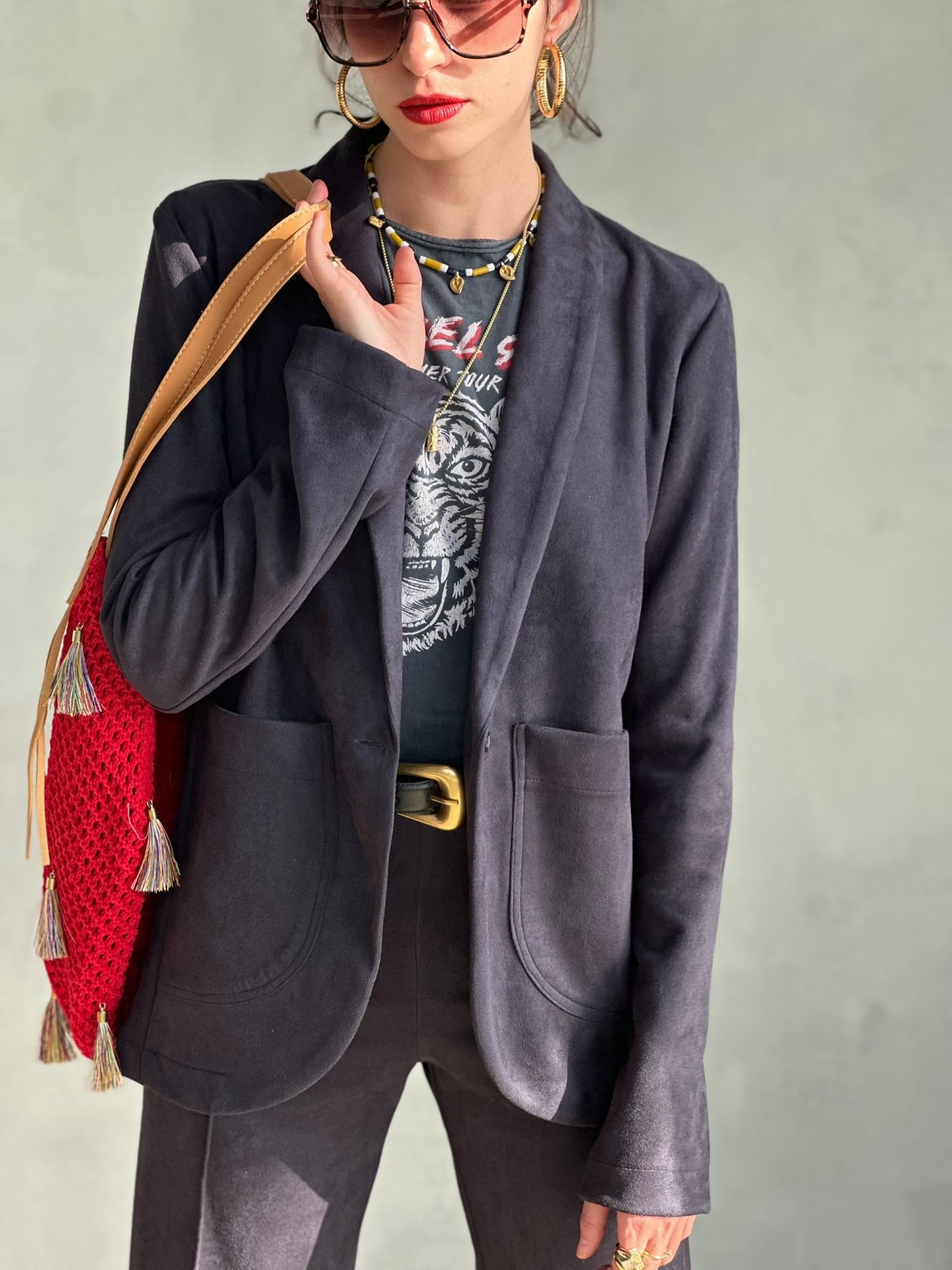 בלייזר טורונטו - שחור דהוי