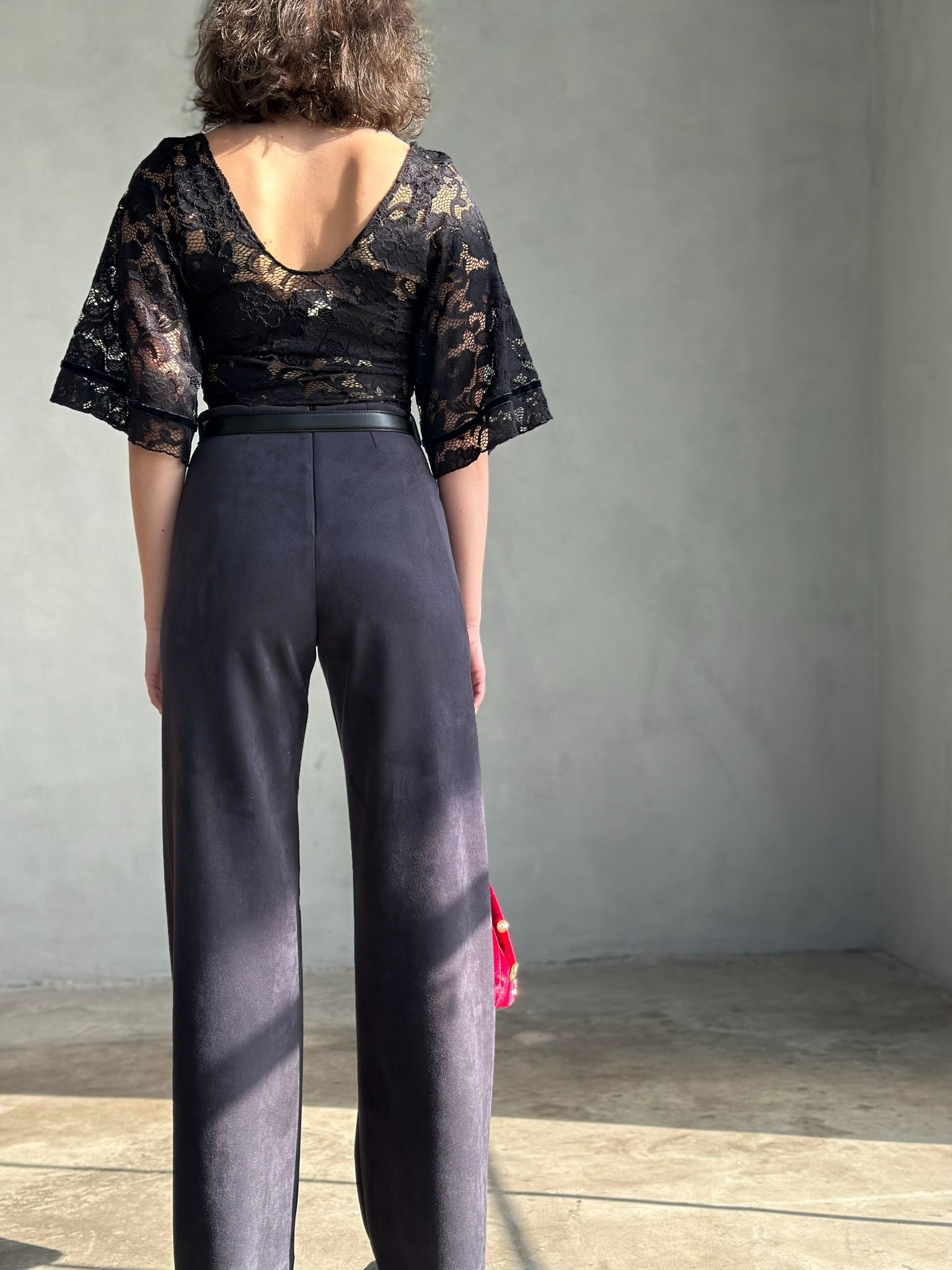 מכנסי טורונטו - שחור דהוי