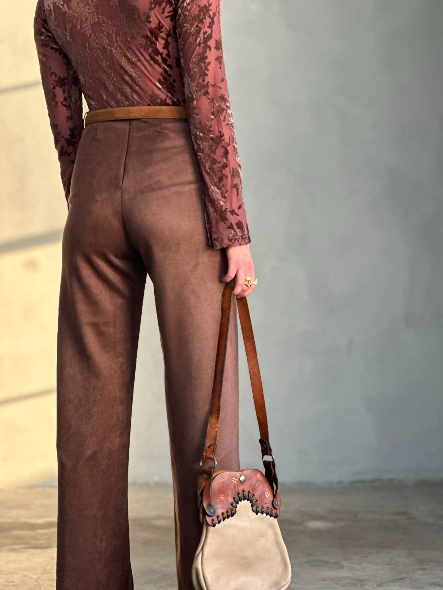 מכנסי טורונטו - חום