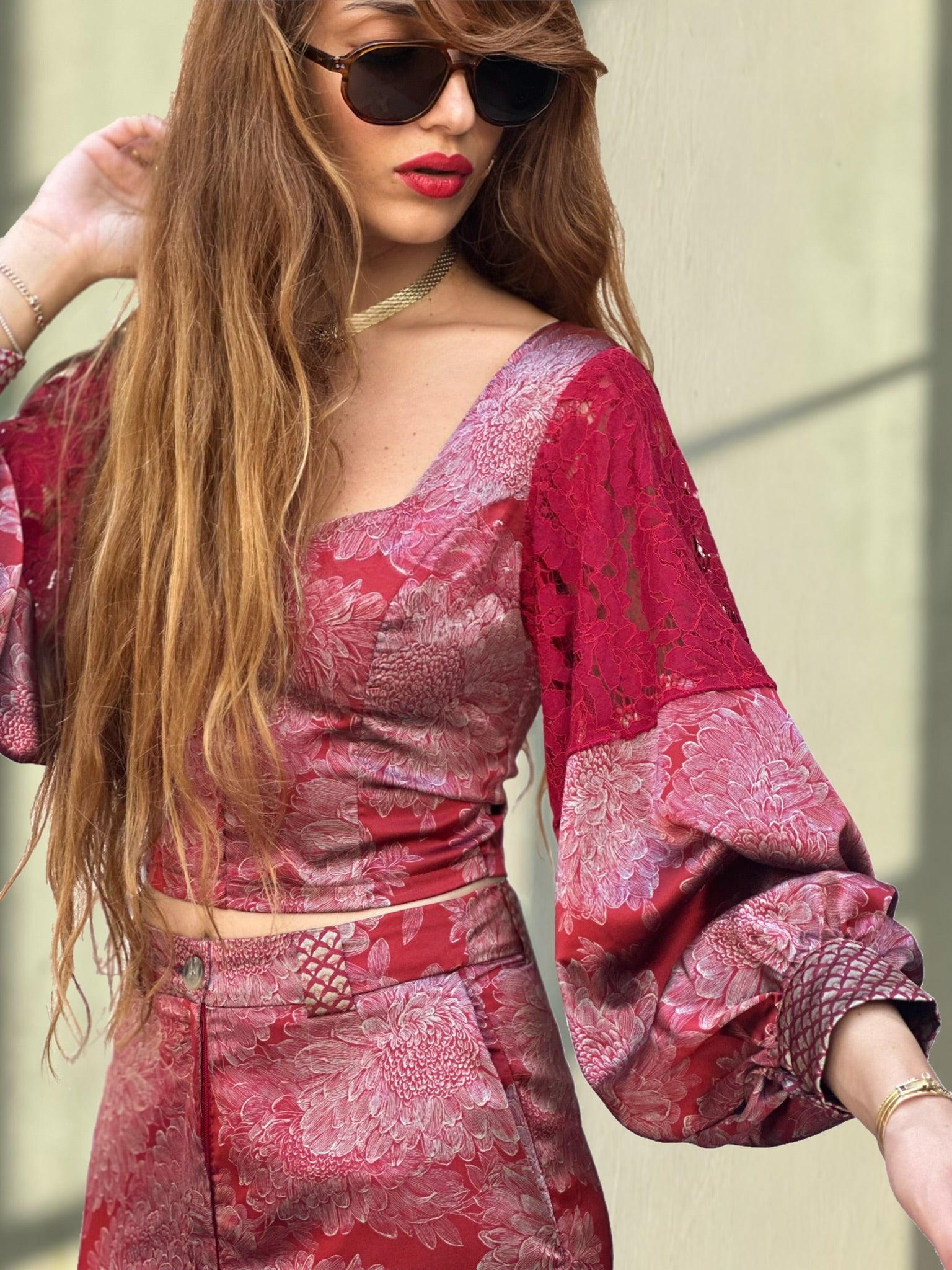 טופ ססילה - אדום