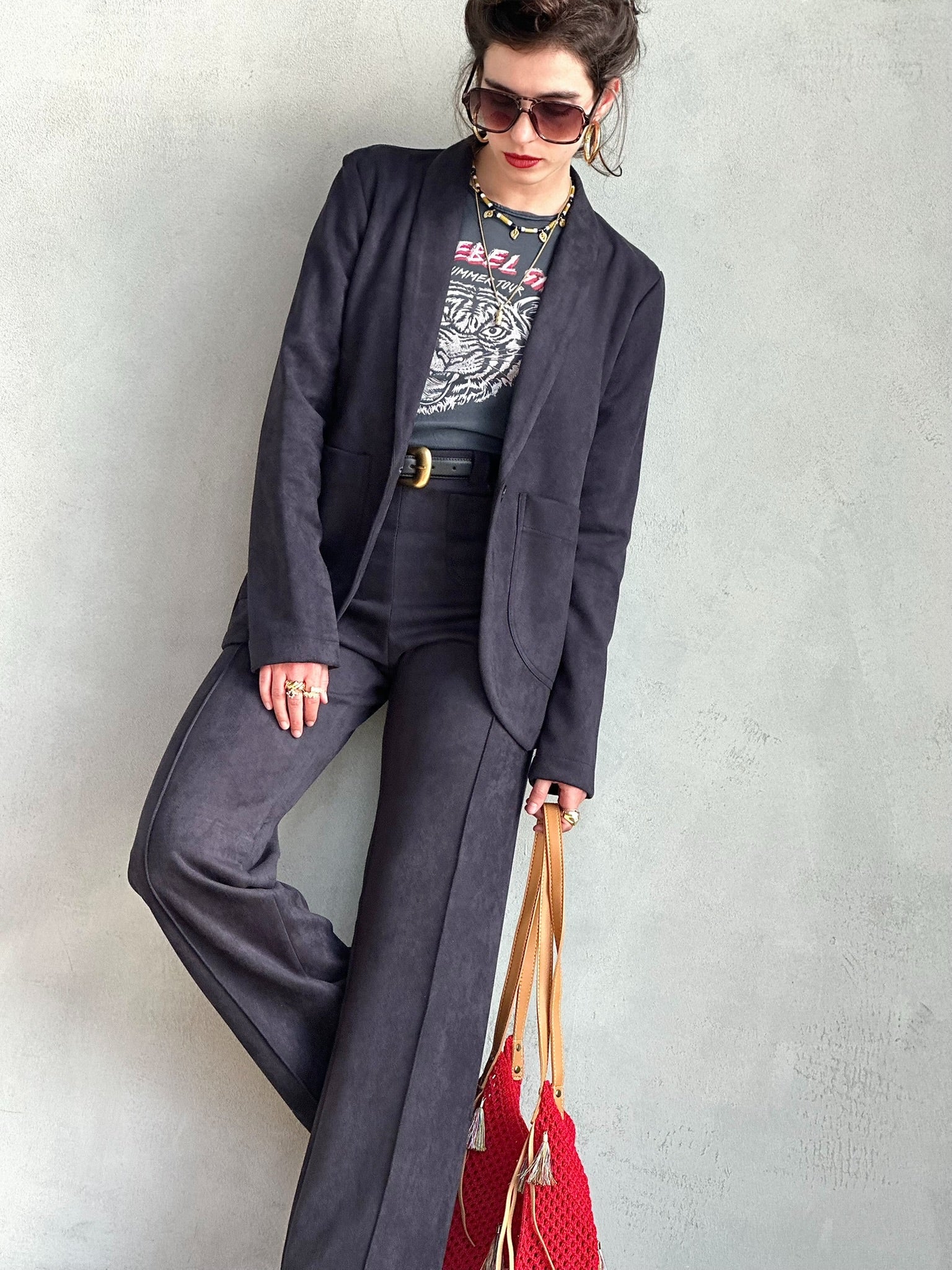 בלייזר טורונטו - שחור דהוי