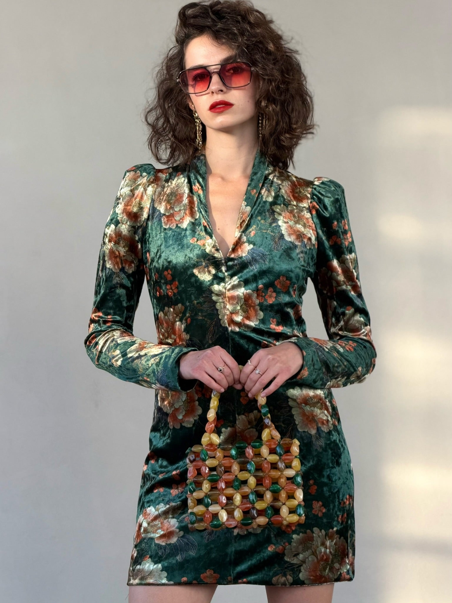 שמלת ברלין - ירוק בקבוק