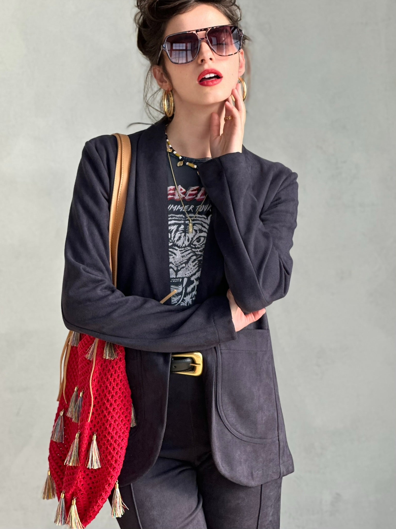 בלייזר טורונטו - שחור דהוי