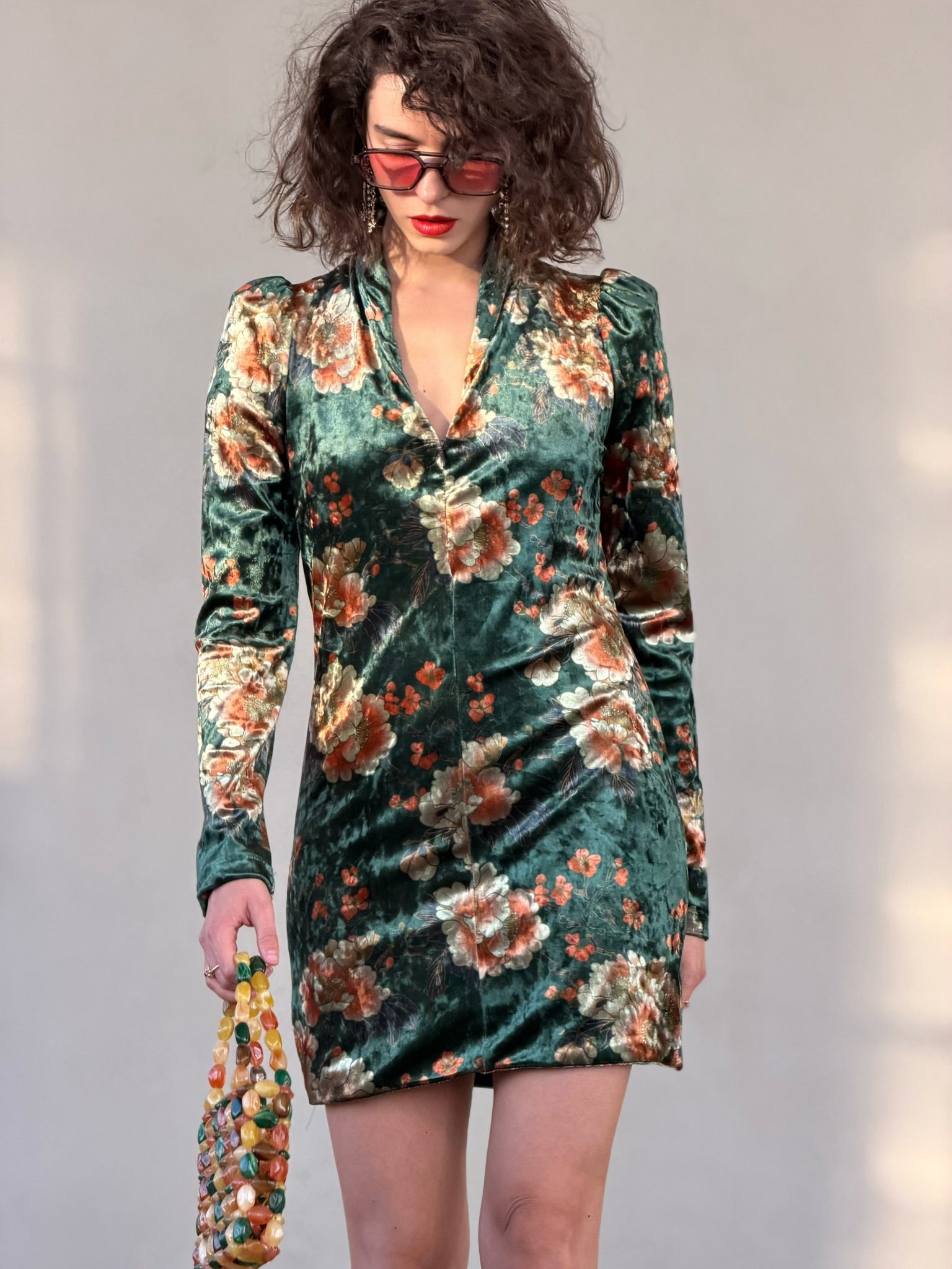 שמלת ברלין - ירוק בקבוק