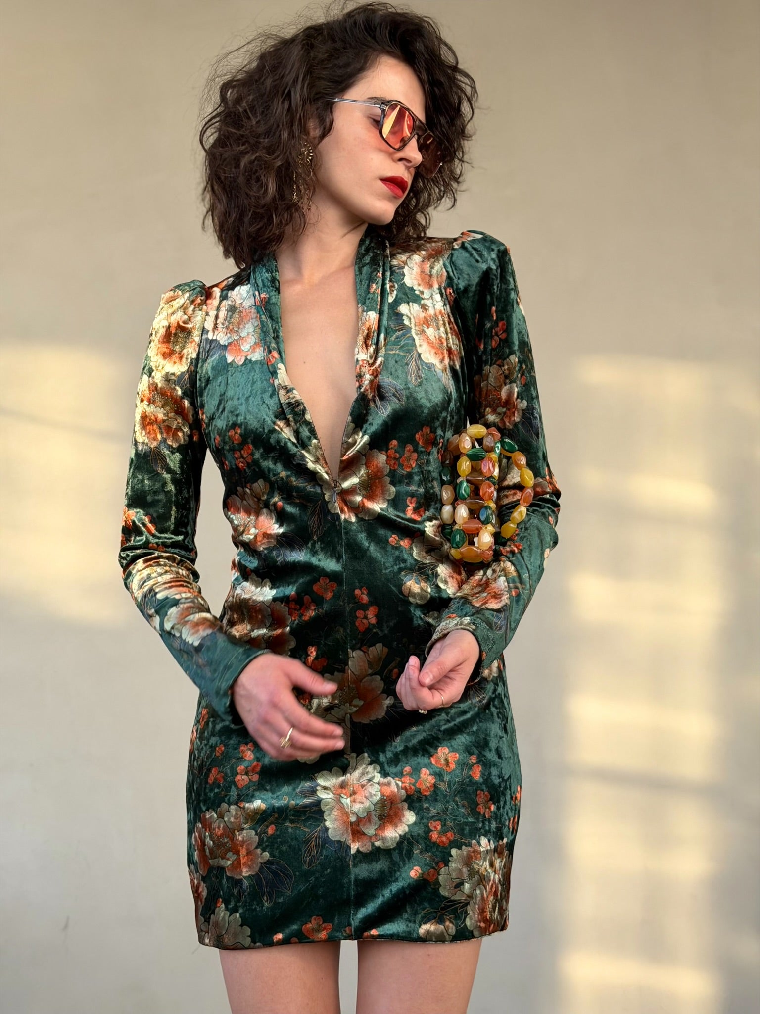 שמלת ברלין - ירוק בקבוק